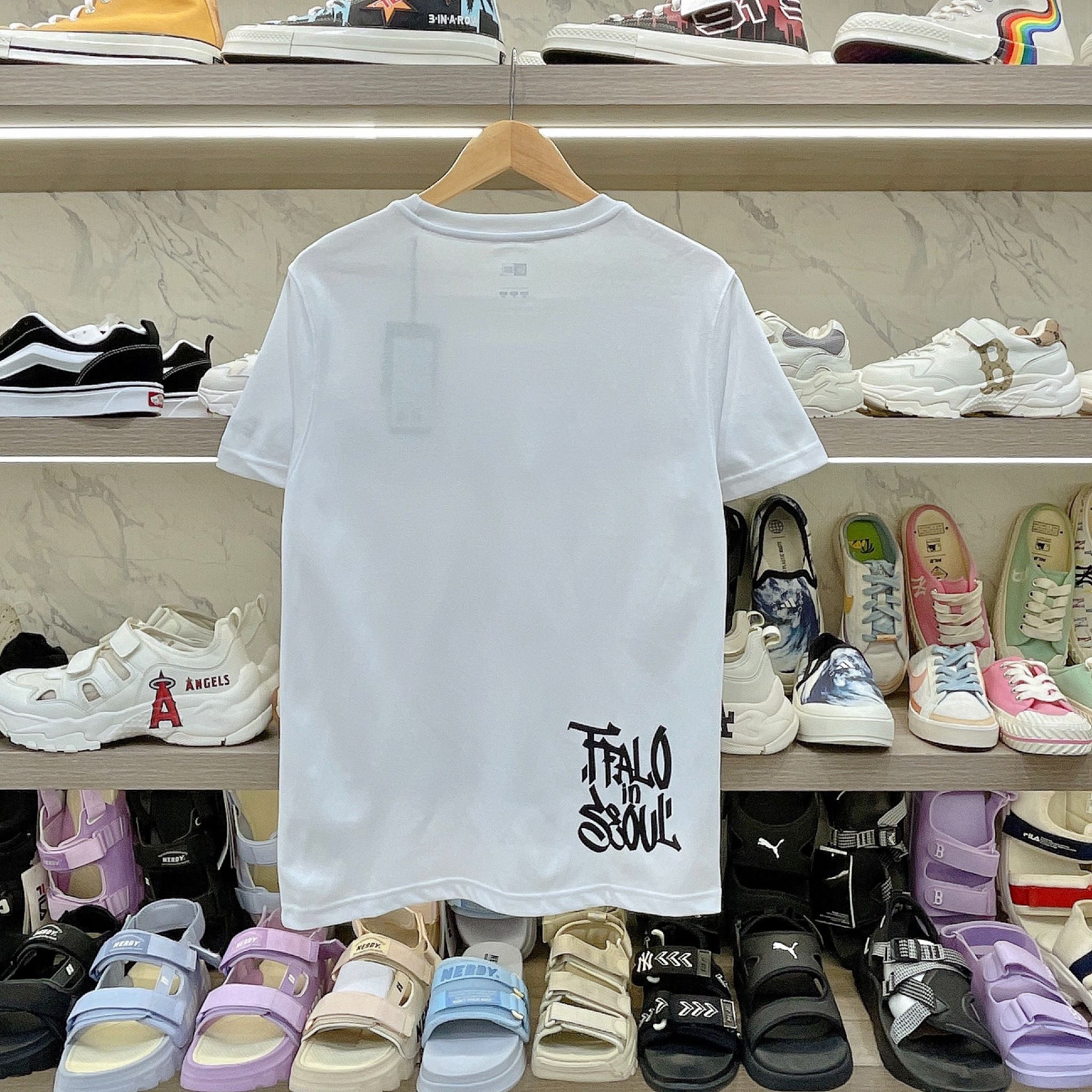 2094 - HÀNG CHÍNH HÃNG - ÁO THUN NEW ERA - FFALO - TRẮNG - BLACK SS24 - CODE: 13952984