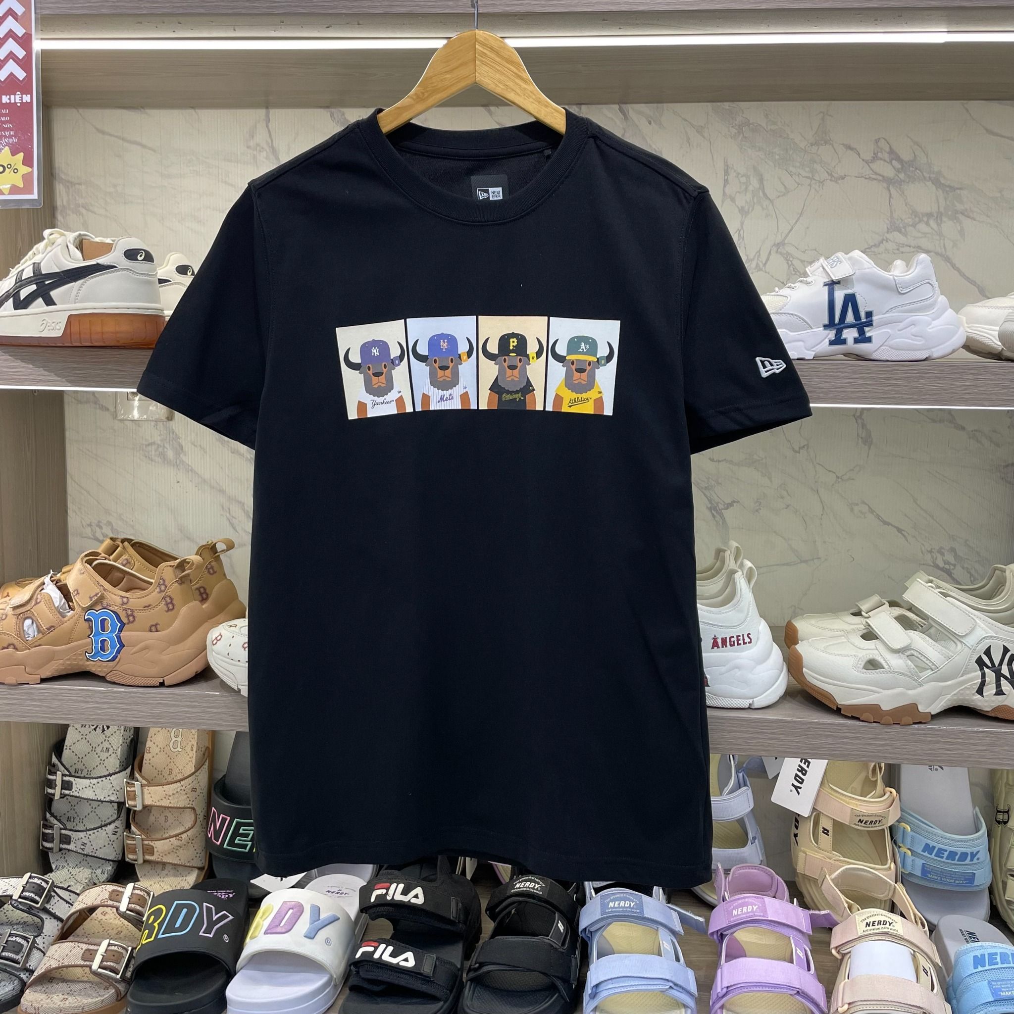 2093 - HÀNG CHÍNH HÃNG - ÁO THUN NEW ERA - FFALO - ĐEN - BLACK SS24 - CODE: 13952985