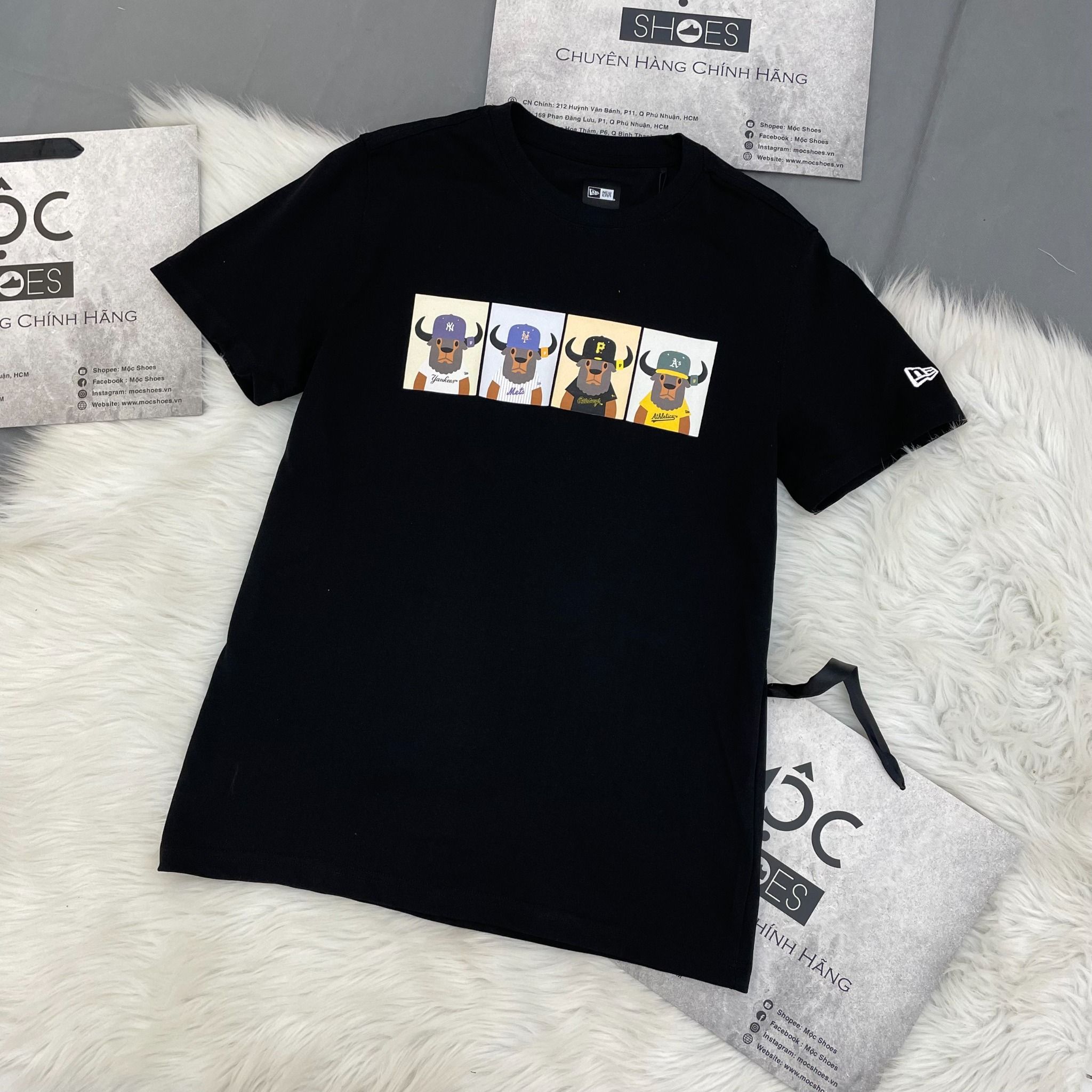 2093 - HÀNG CHÍNH HÃNG - ÁO THUN NEW ERA - FFALO - ĐEN - BLACK SS24 - CODE: 13952985
