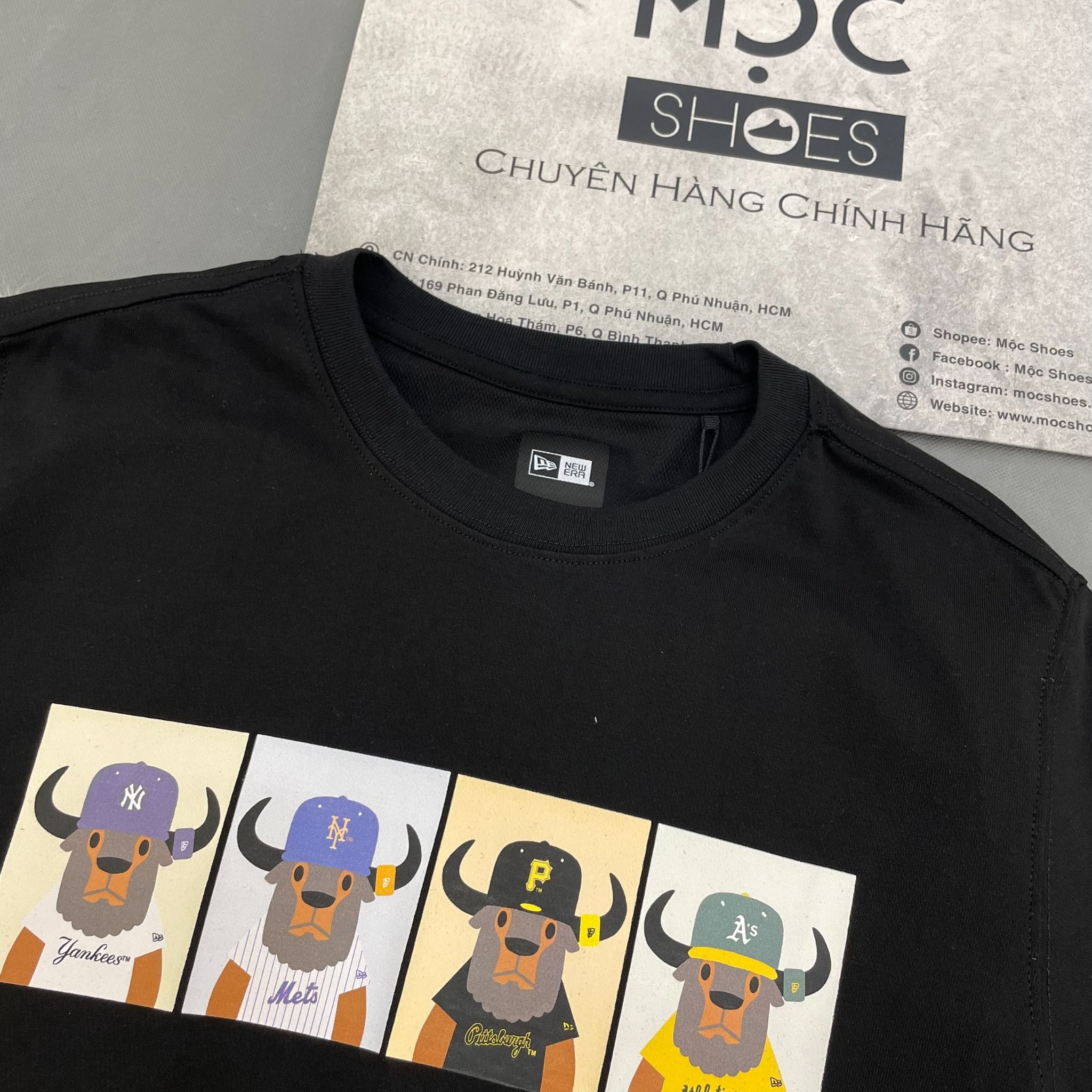 2093 - HÀNG CHÍNH HÃNG - ÁO THUN NEW ERA - FFALO - ĐEN - BLACK SS24 - CODE: 13952985
