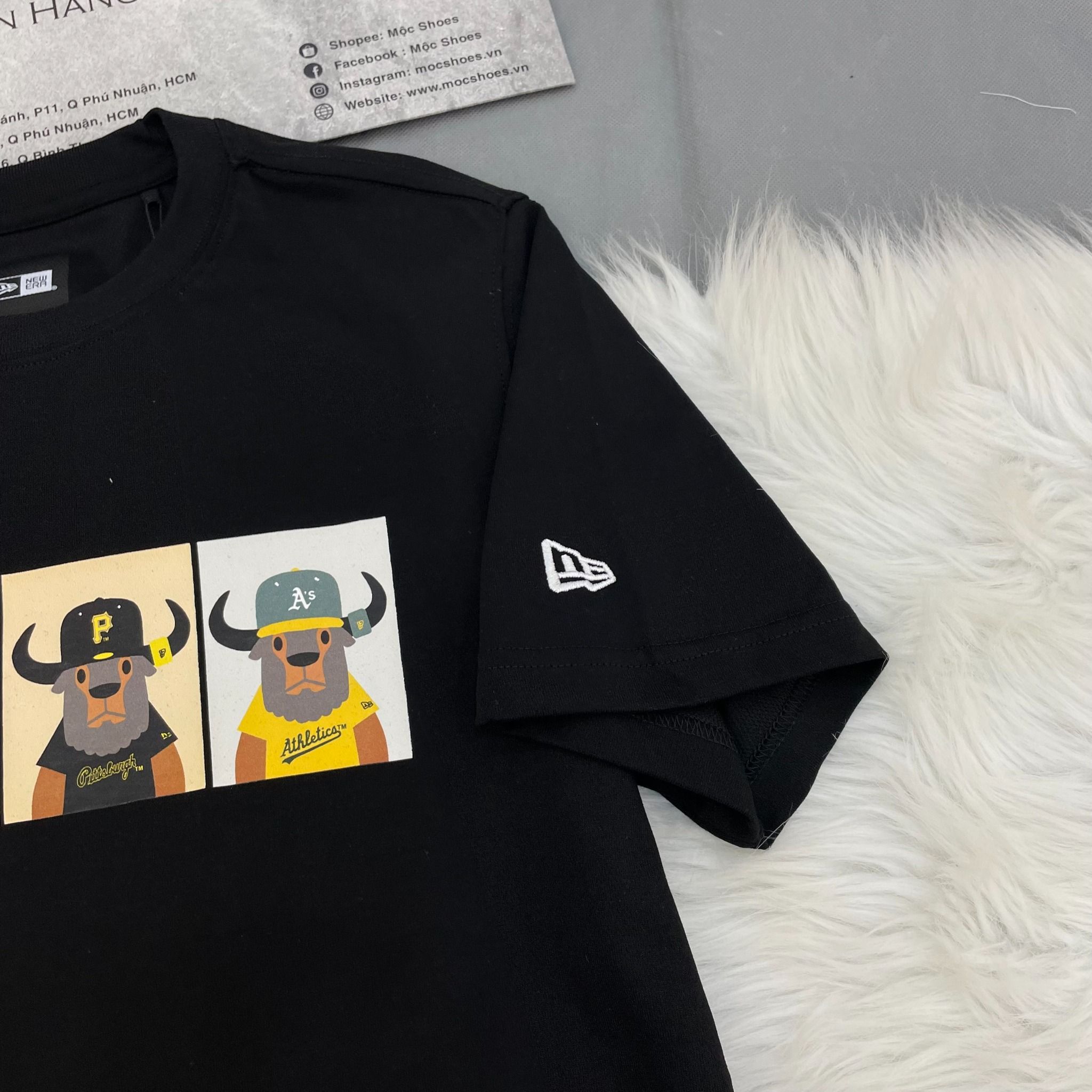 2093 - HÀNG CHÍNH HÃNG - ÁO THUN NEW ERA - FFALO - ĐEN - BLACK SS24 - CODE: 13952985