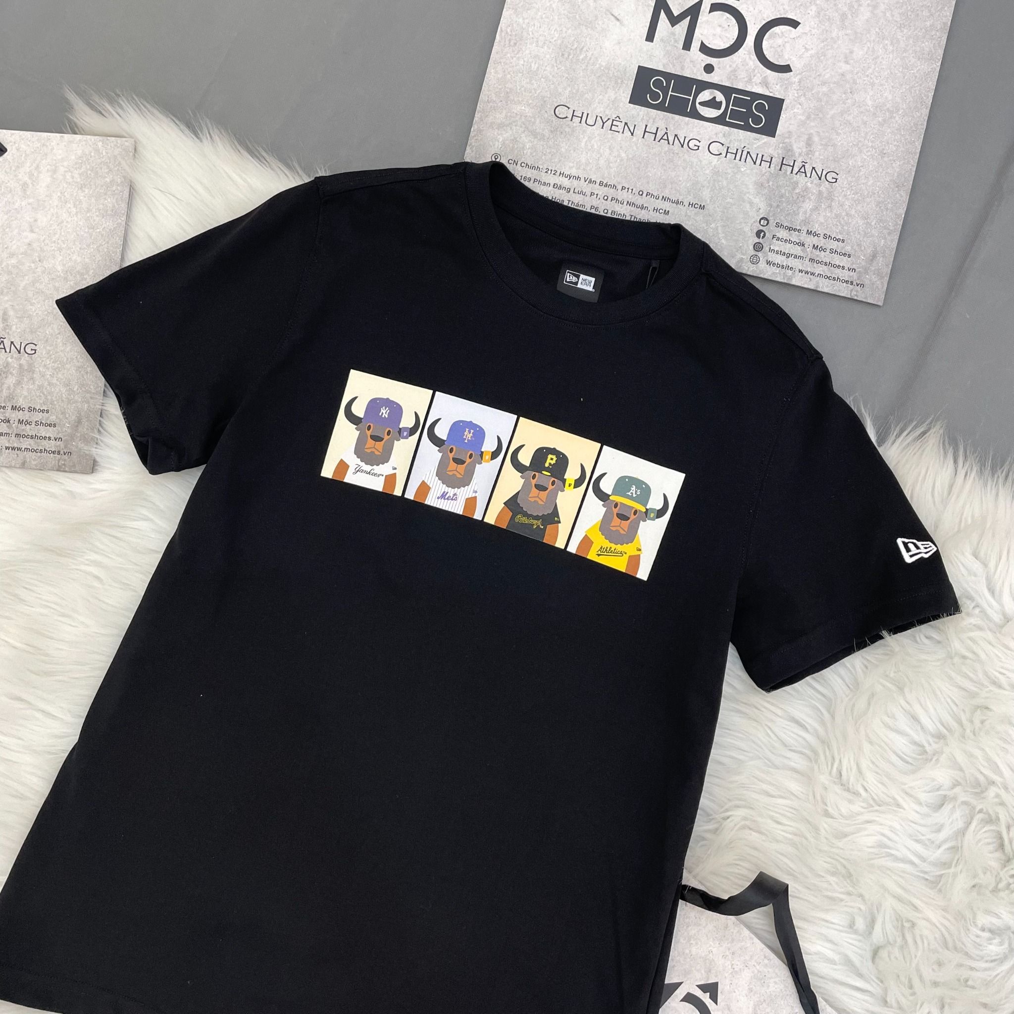 2093 - HÀNG CHÍNH HÃNG - ÁO THUN NEW ERA - FFALO - ĐEN - BLACK SS24 - CODE: 13952985