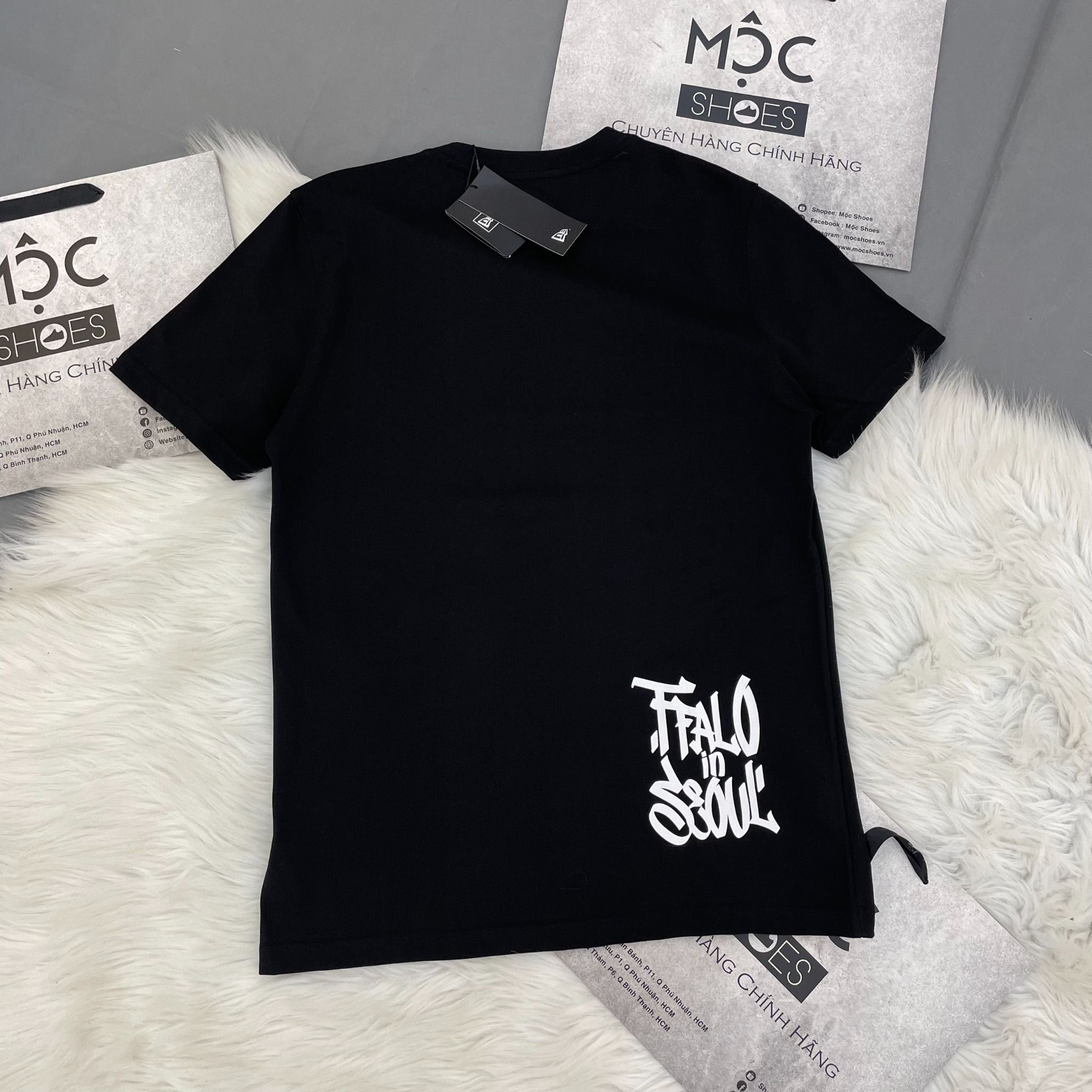 2093 - HÀNG CHÍNH HÃNG - ÁO THUN NEW ERA - FFALO - ĐEN - BLACK SS24 - CODE: 13952985