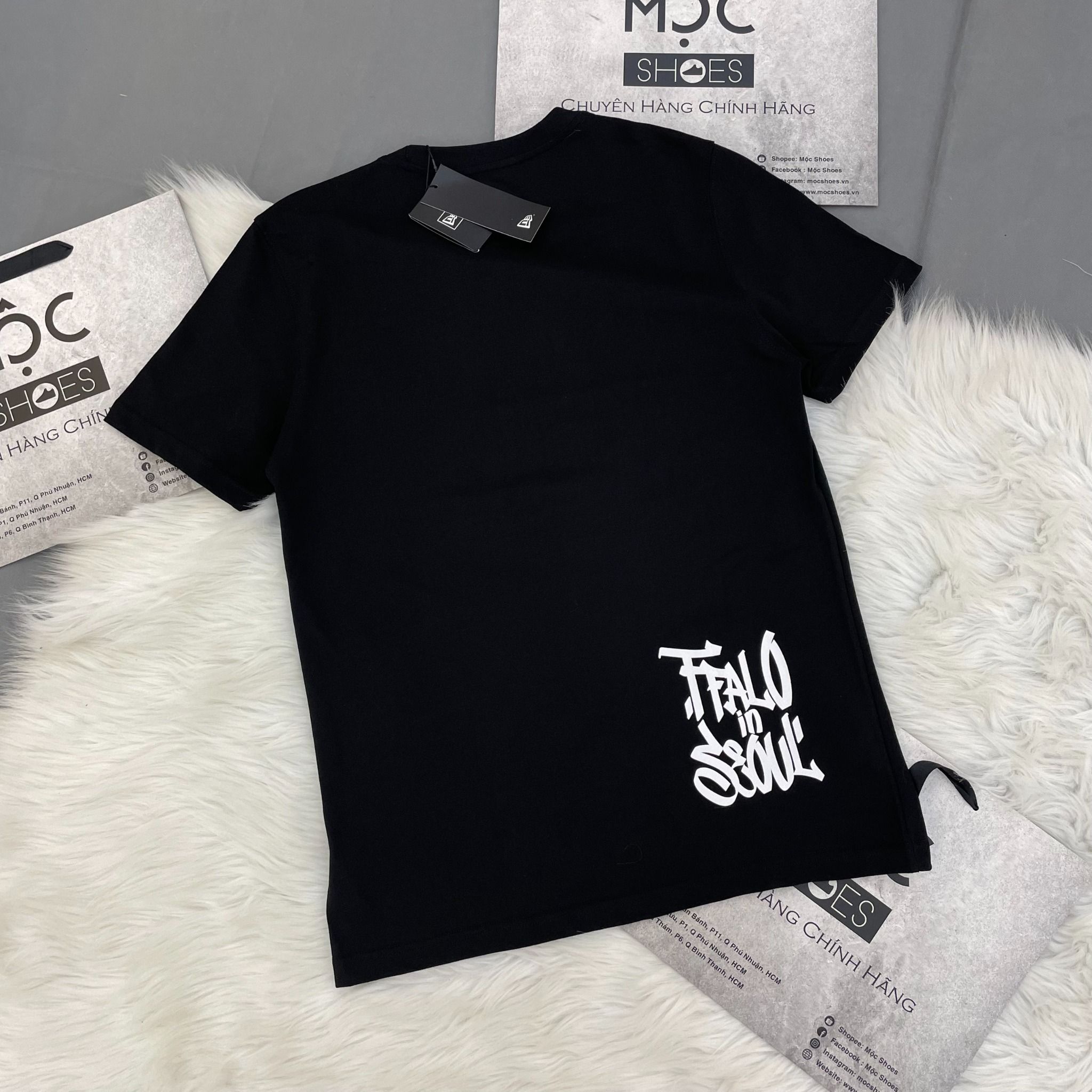 2093 - HÀNG CHÍNH HÃNG - ÁO THUN NEW ERA - FFALO - ĐEN - BLACK SS24 - CODE: 13952985