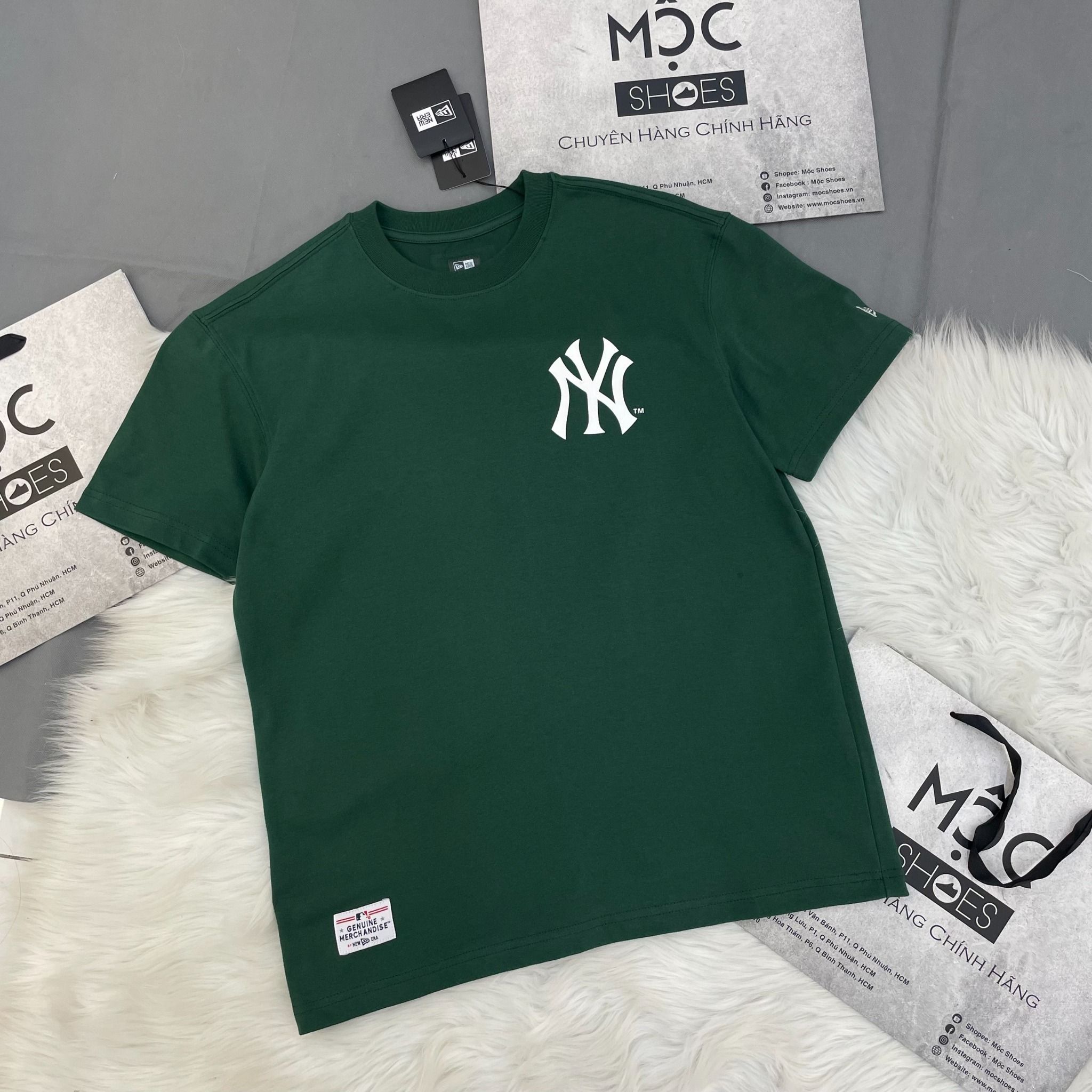2099 - HÀNG CHÍNH HÃNG - ÁO THUN NEW ERA - NEW YORK YANKEES INDEPENDENCE DAY T-SHIRT DEEP TEAL - CỜ MỸ - GREEN - XANH SS24 - CODE: 14179162