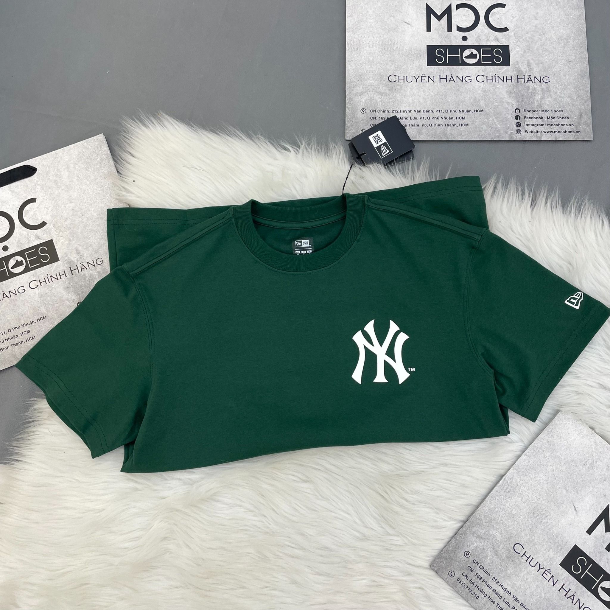 2099 - HÀNG CHÍNH HÃNG - ÁO THUN NEW ERA - NEW YORK YANKEES INDEPENDENCE DAY T-SHIRT DEEP TEAL - CỜ MỸ - GREEN - XANH SS24 - CODE: 14179162