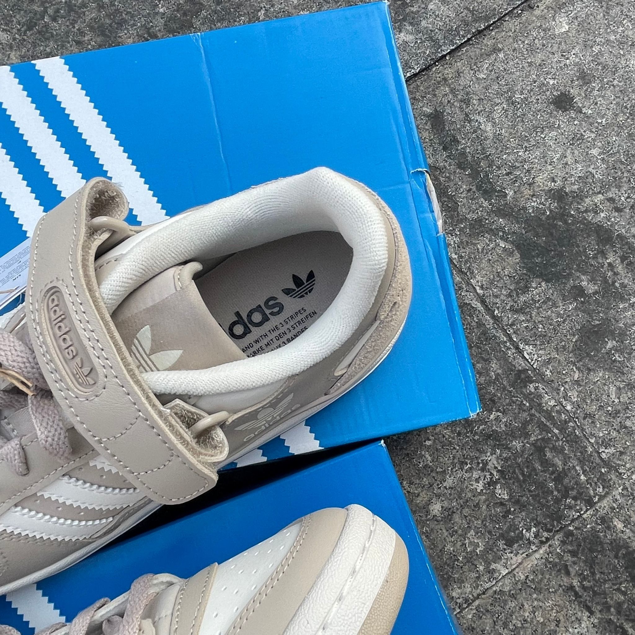 2110 - HÀNG CHÍNH HÃNG - GIÀY ADIDAS FORUM 84 LOW - WONDER BEGIE - CODE: IE7173