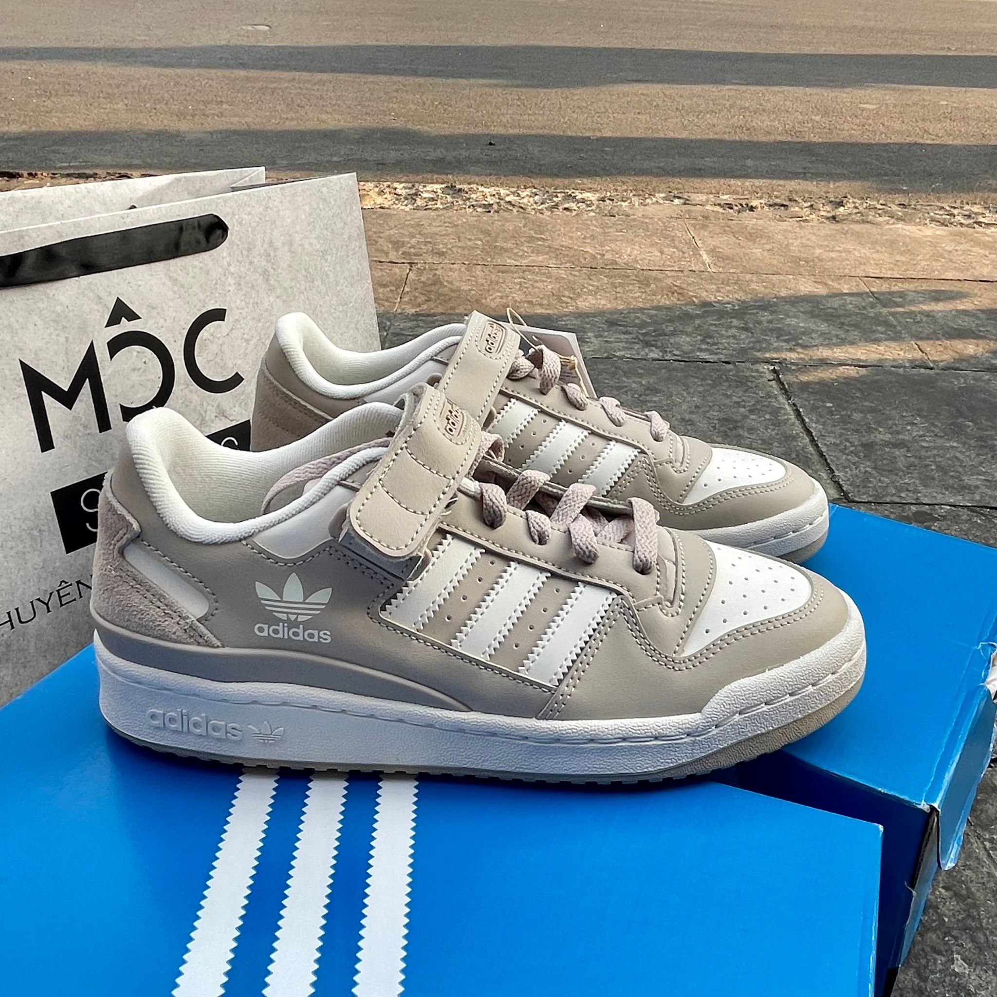 2110 - HÀNG CHÍNH HÃNG - GIÀY ADIDAS FORUM 84 LOW - WONDER BEGIE - CODE: IE7173
