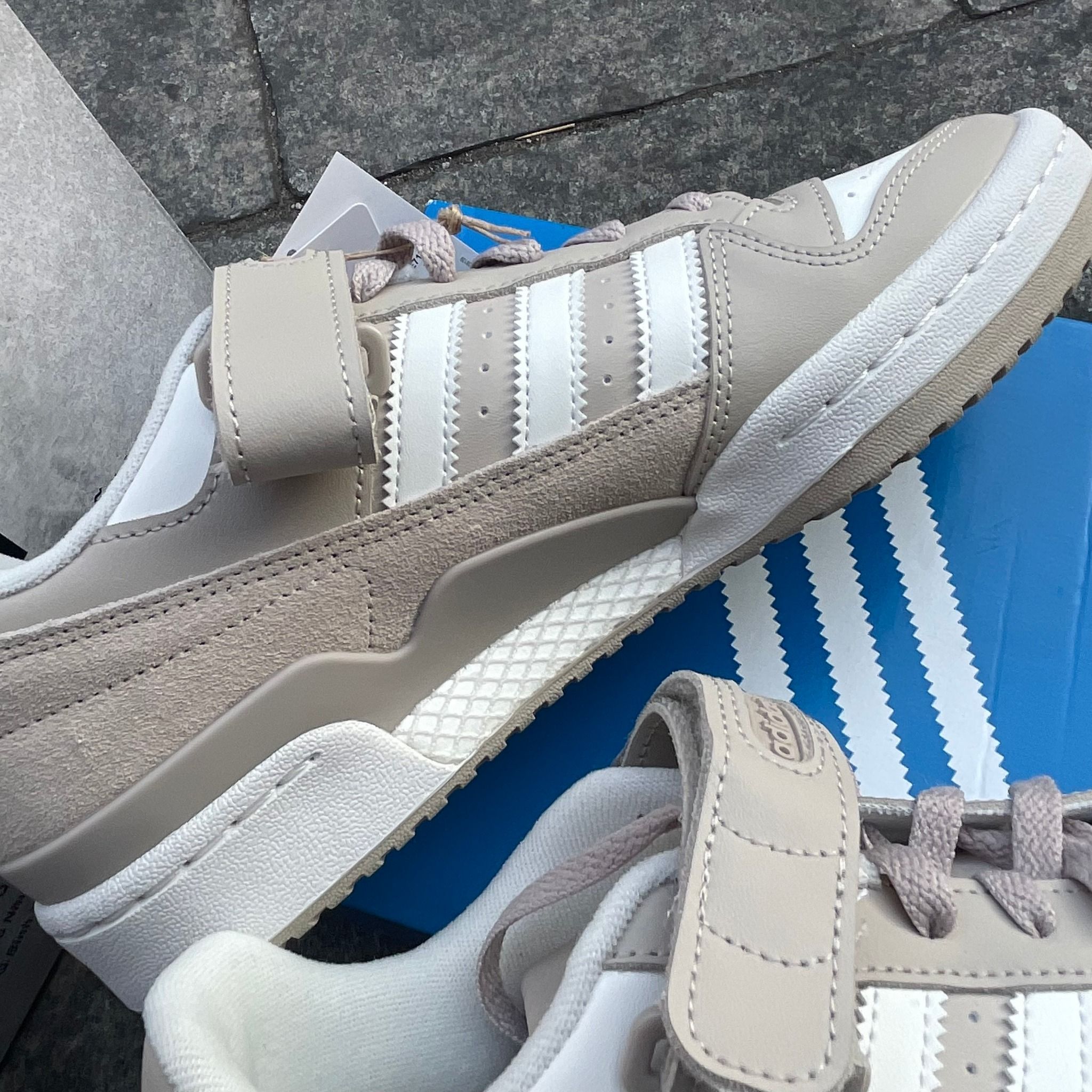 2110 - HÀNG CHÍNH HÃNG - GIÀY ADIDAS FORUM 84 LOW - WONDER BEGIE - CODE: IE7173