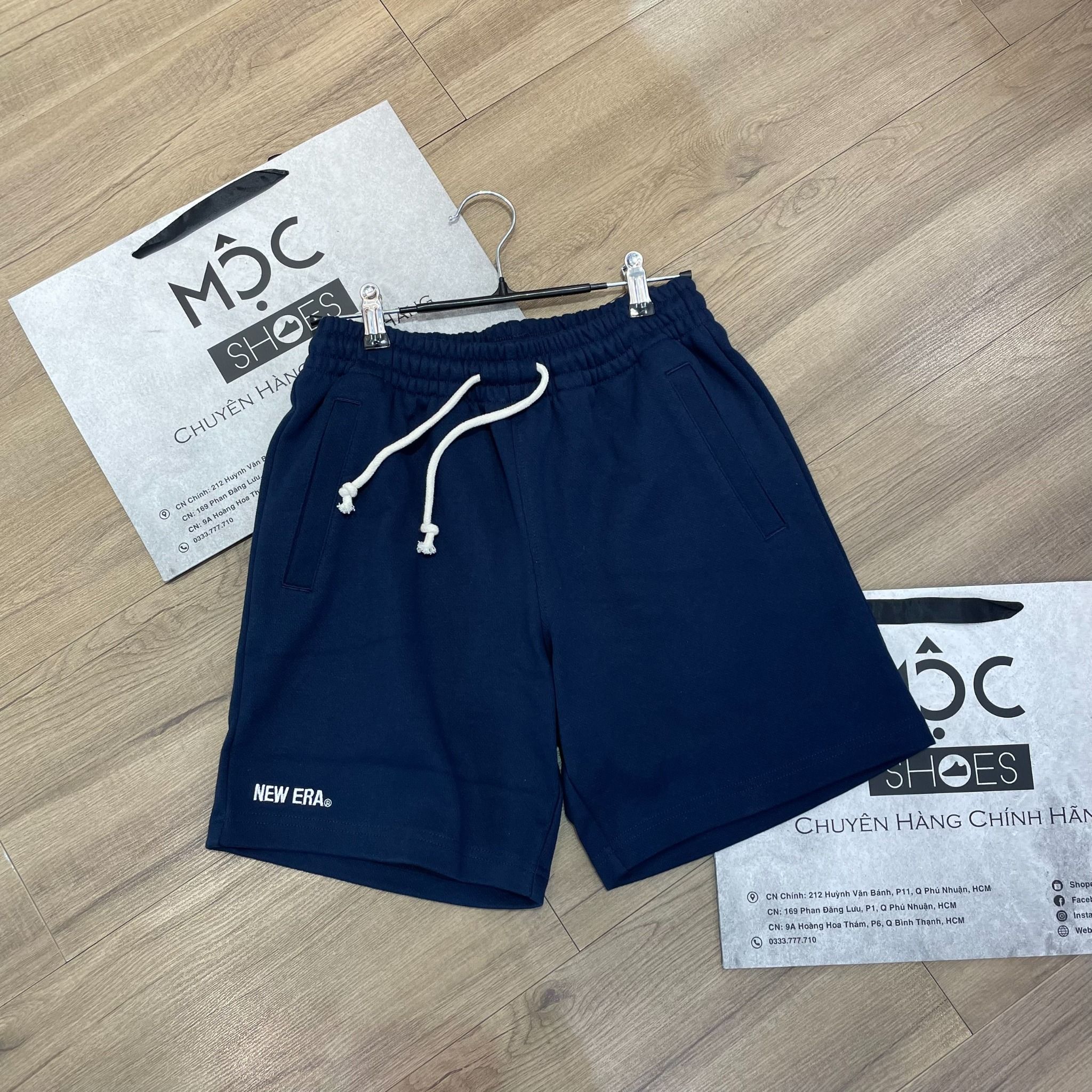 2126 - HÀNG CHÍNH HÃNG - Quần Short New Era - LOGO NEW ERA - NAVY