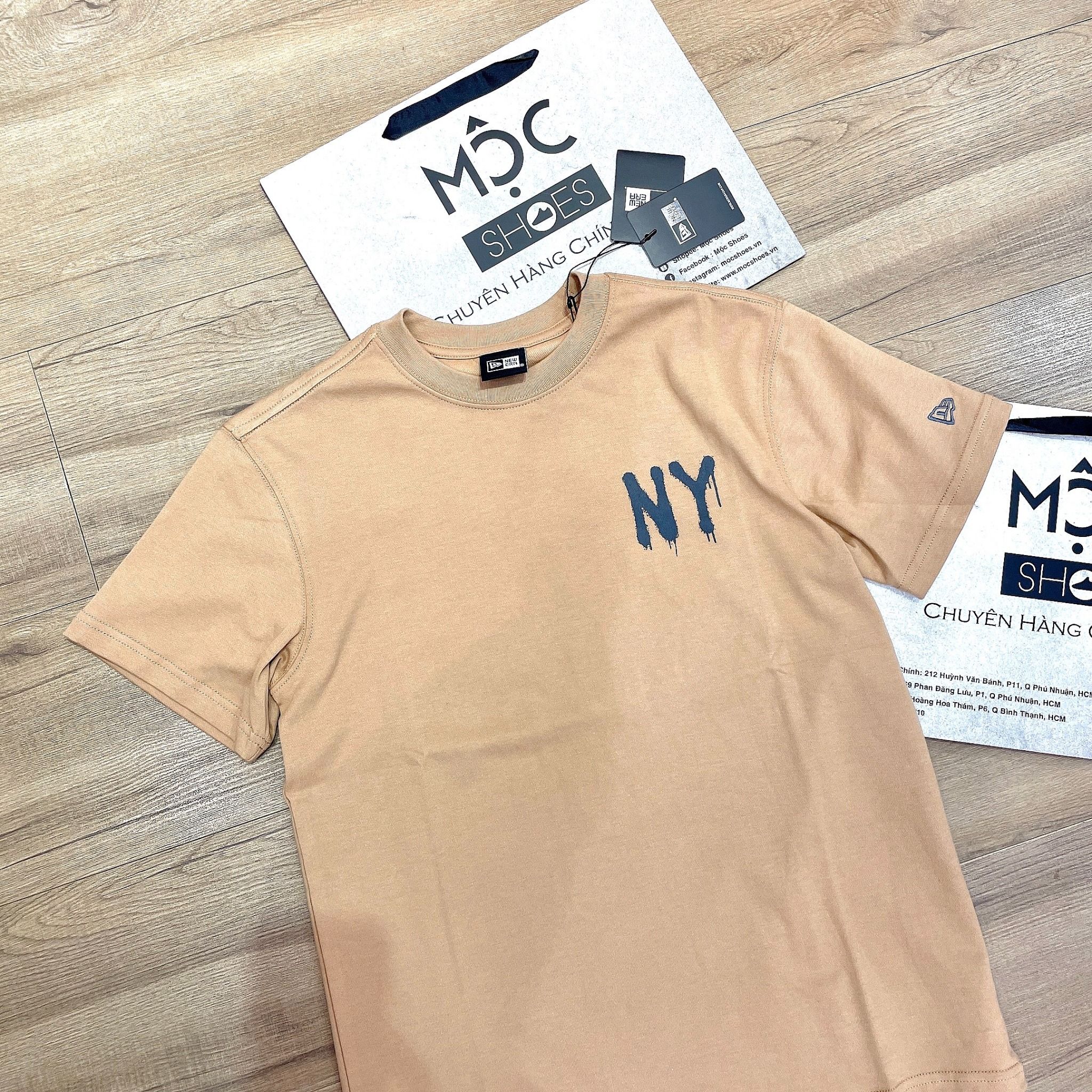 2125 - HÀNG CHÍNH HÃNG - Áo New Era - Ny Logo Chảy - Nâu