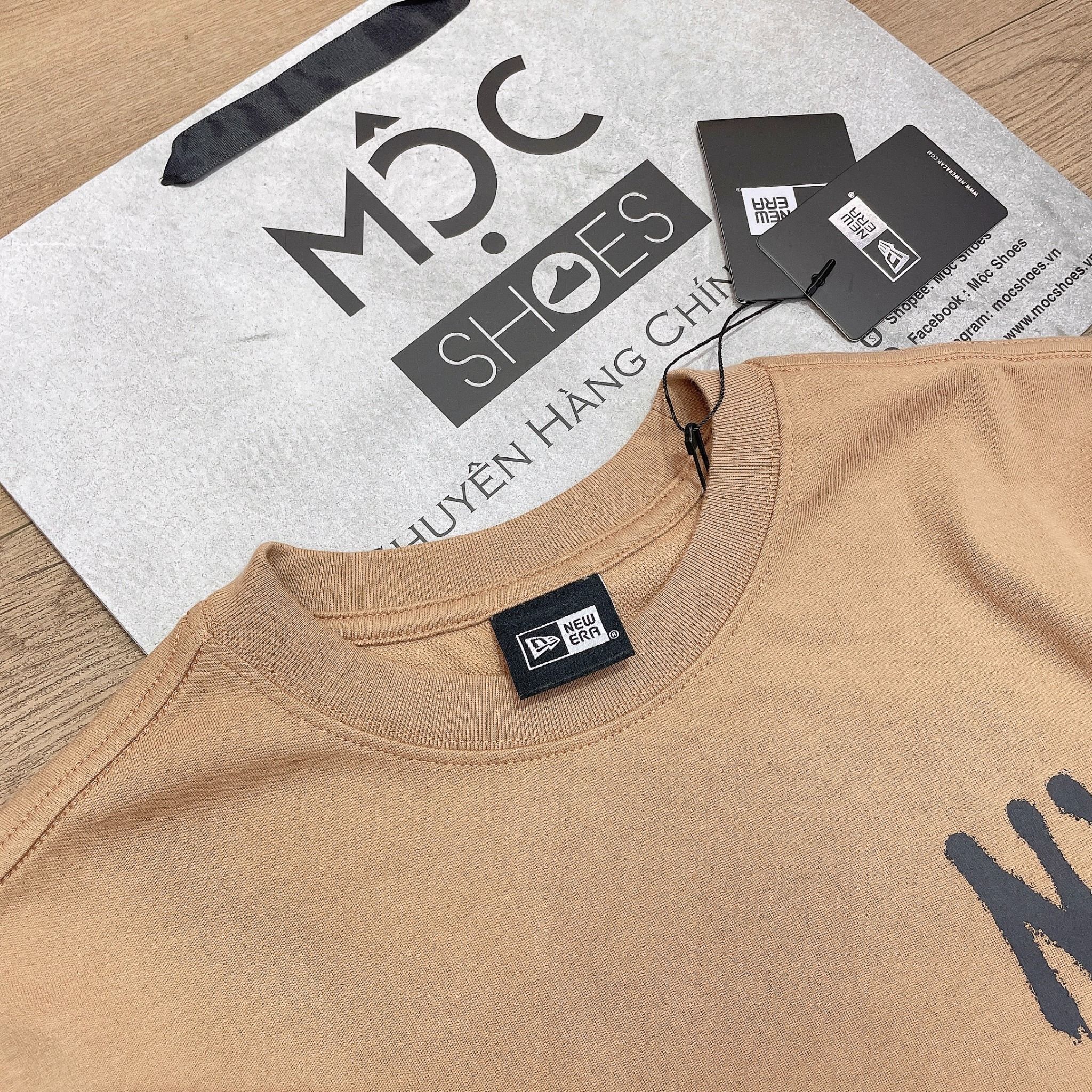 2125 - HÀNG CHÍNH HÃNG - Áo New Era - Ny Logo Chảy - Nâu