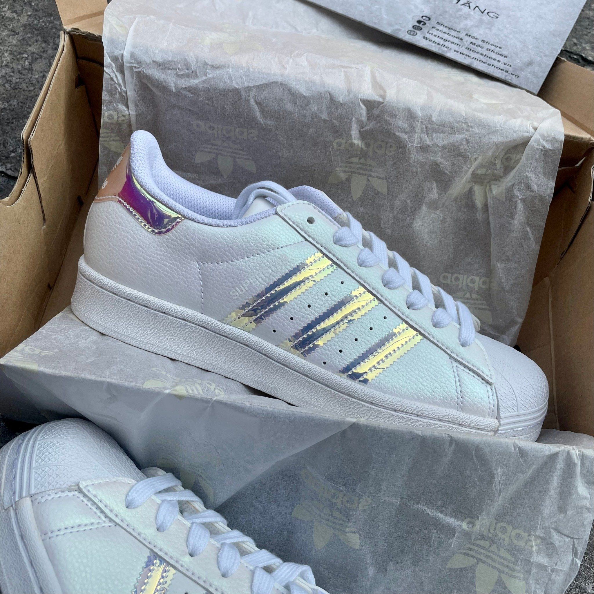2113 - HÀNG CHÍNH HÃNG - Giày Adidas Superstar ‘White Iridescent’ - CODE: FY1264