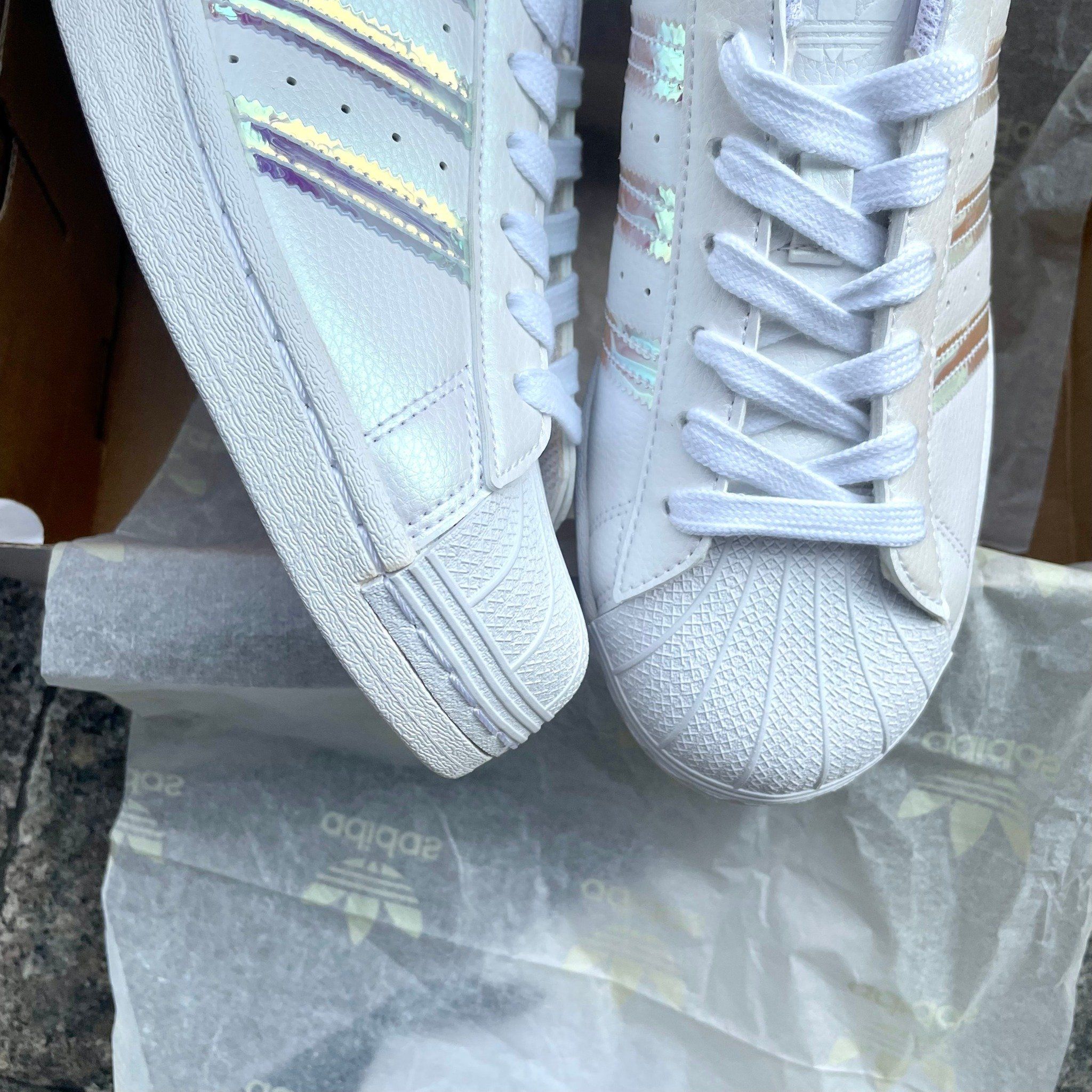 2113 - HÀNG CHÍNH HÃNG - Giày Adidas Superstar ‘White Iridescent’ - CODE: FY1264