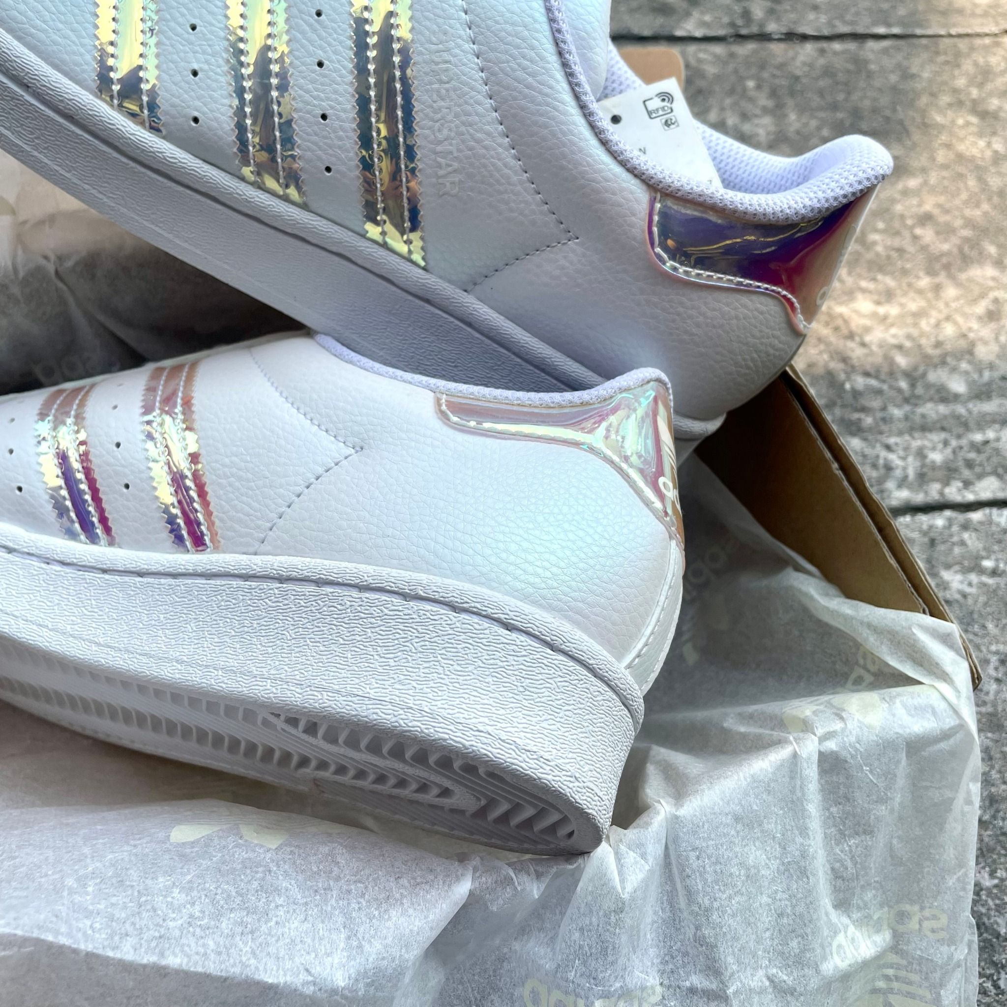 2113 - HÀNG CHÍNH HÃNG - Giày Adidas Superstar ‘White Iridescent’ - CODE: FY1264
