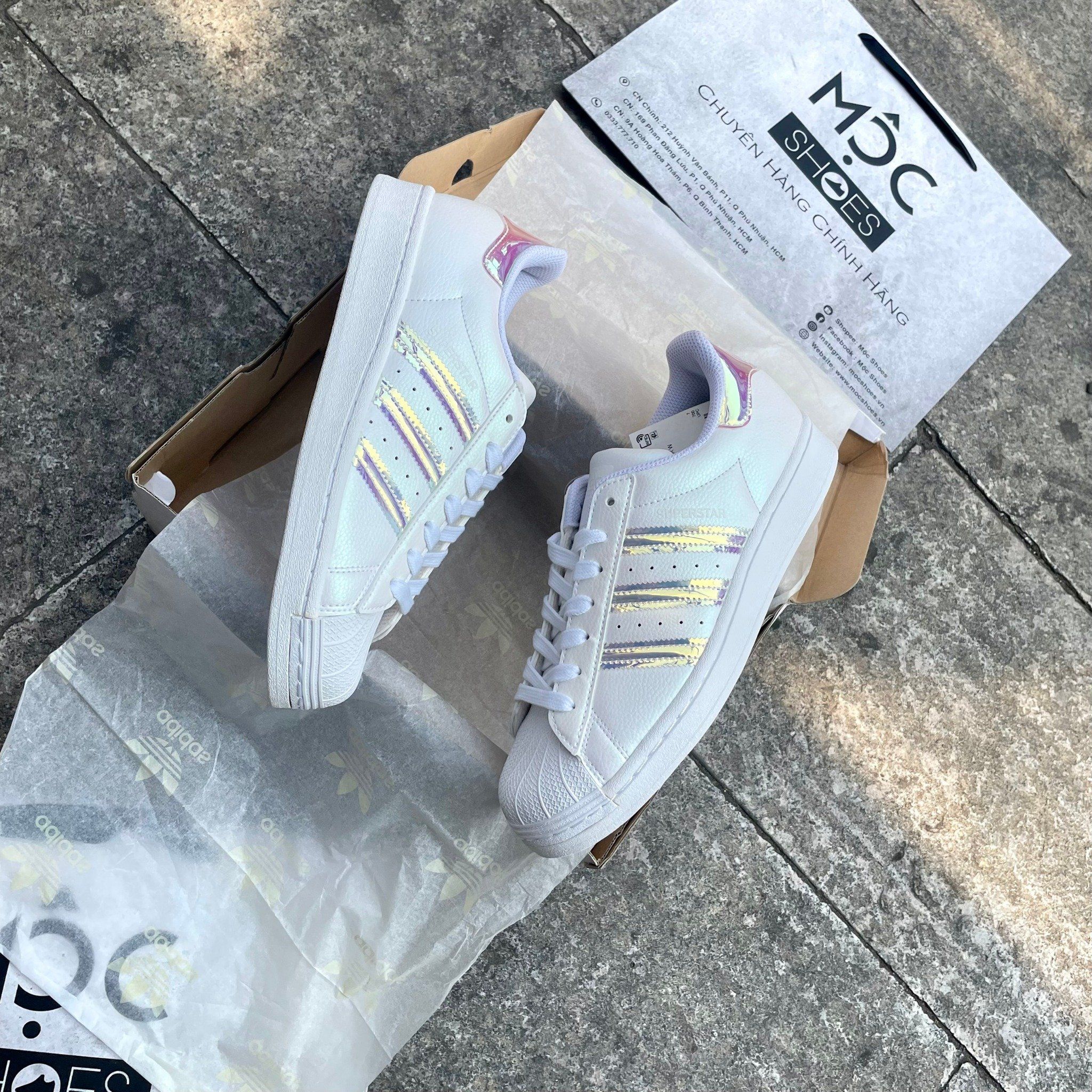 2113 - HÀNG CHÍNH HÃNG - Giày Adidas Superstar ‘White Iridescent’ - CODE: FY1264