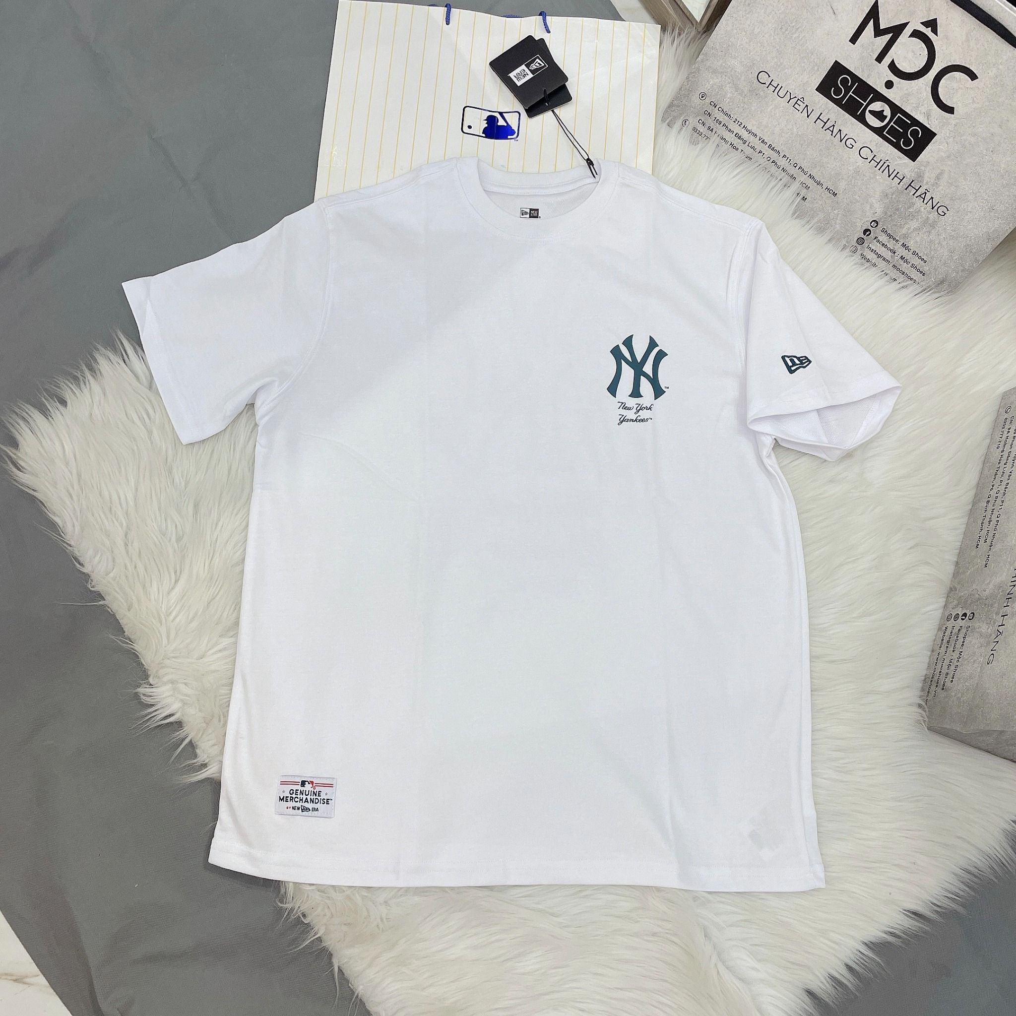 2130 - HÀNG CHÍNH HÃNG - ÁO THUN NEW ERA - LETTERING - WHITE - CODE: 14179159