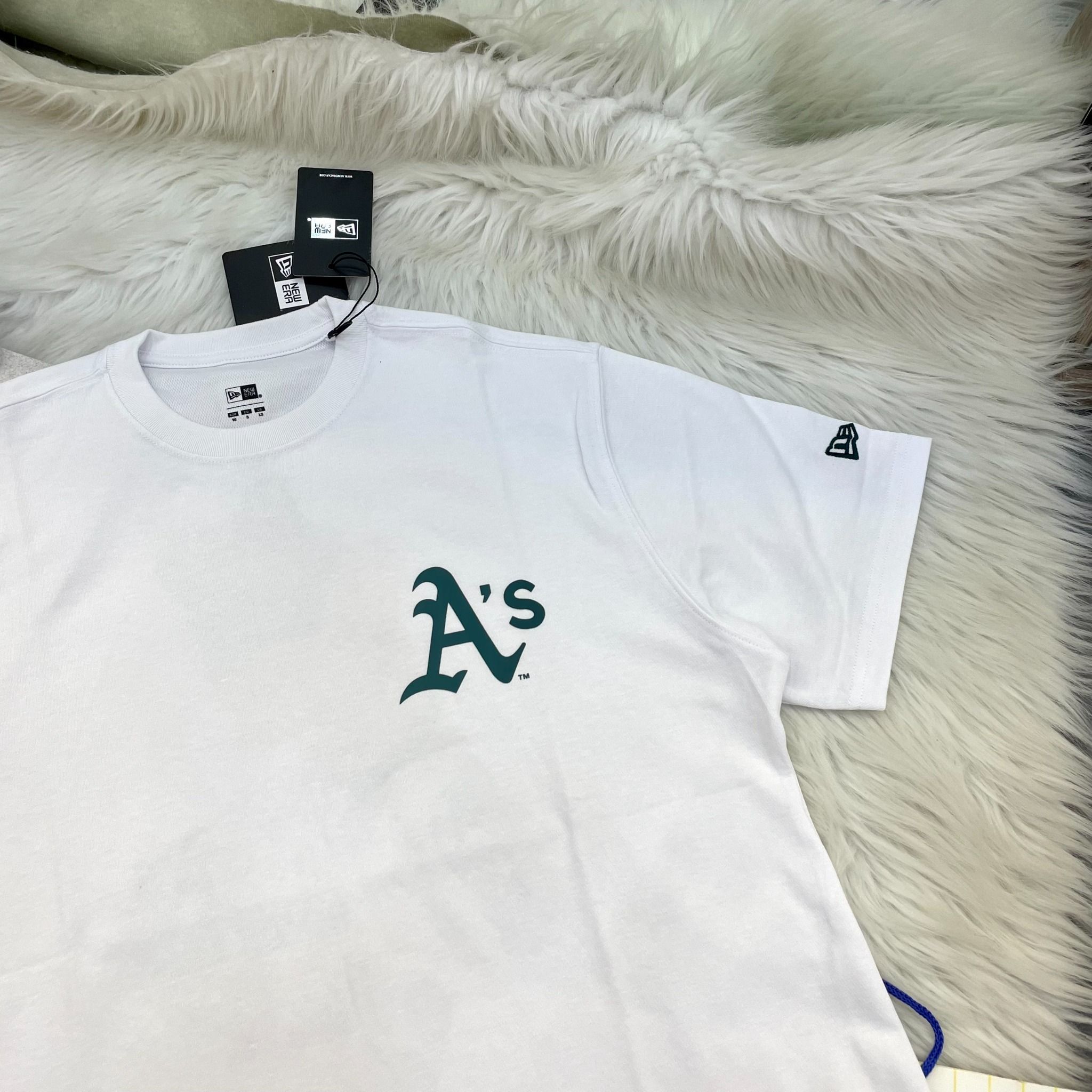  2132 -  HÀNG CHÍNH HÃNG - ÁO THUN NEW ERA - A'S OAKLAND - ICE CREAM - WHITE - CODE: 14179166 