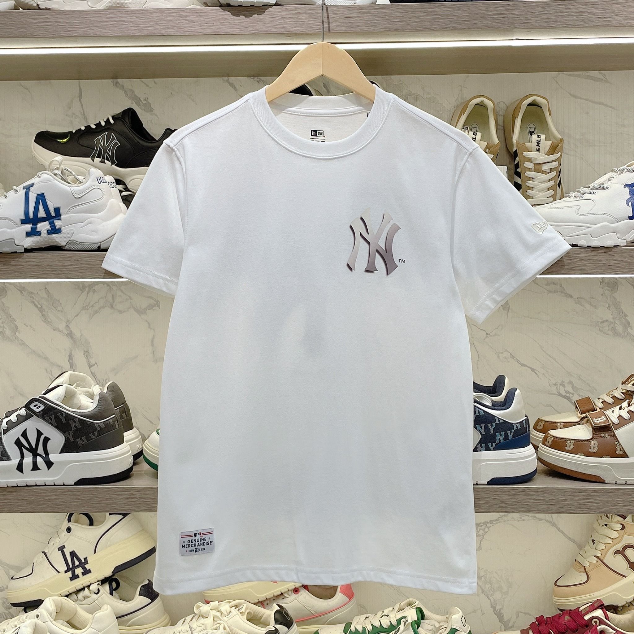 2161 - HÀNG CHÍNH HÃNG - ÁO THUN NEW ERA - NY Shadow - Trắng - CODE: 4KS470