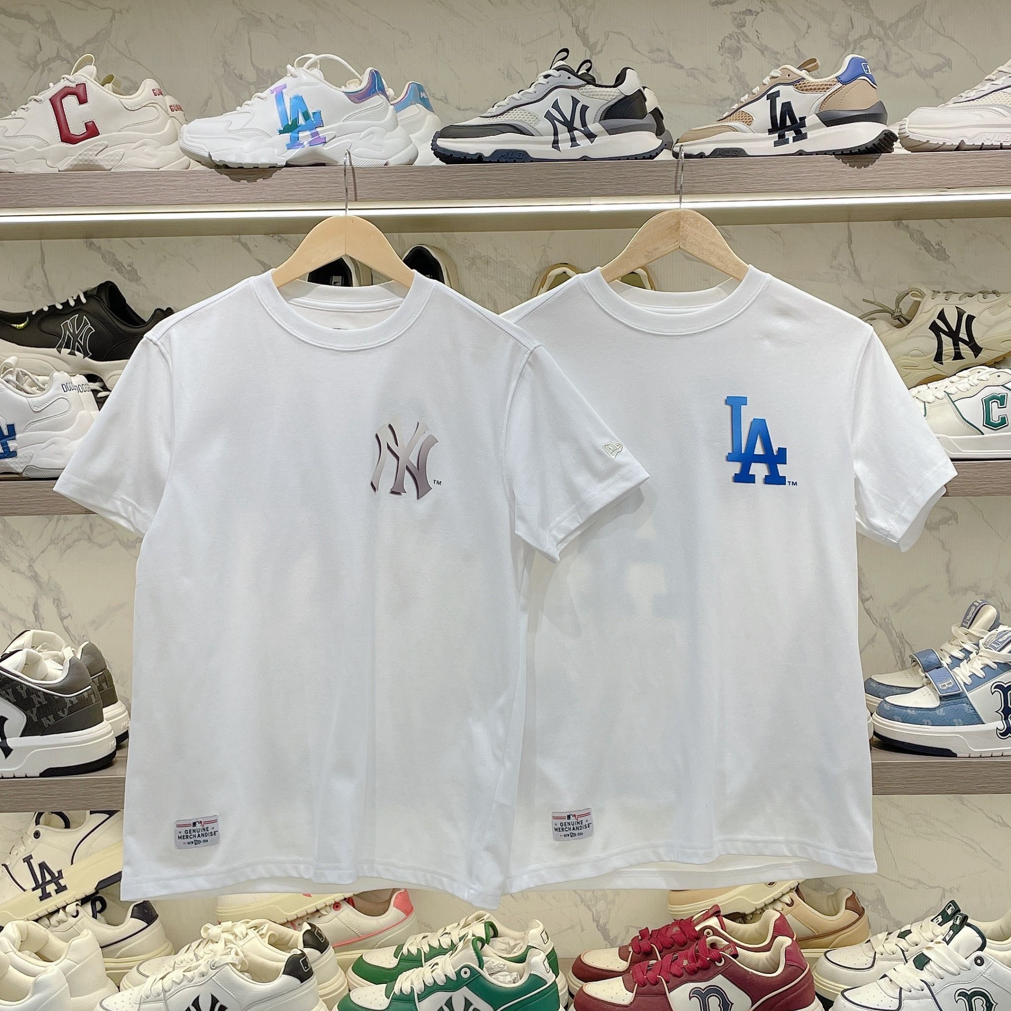 2161 - HÀNG CHÍNH HÃNG - ÁO THUN NEW ERA - NY Shadow - Trắng - CODE: 4KS470