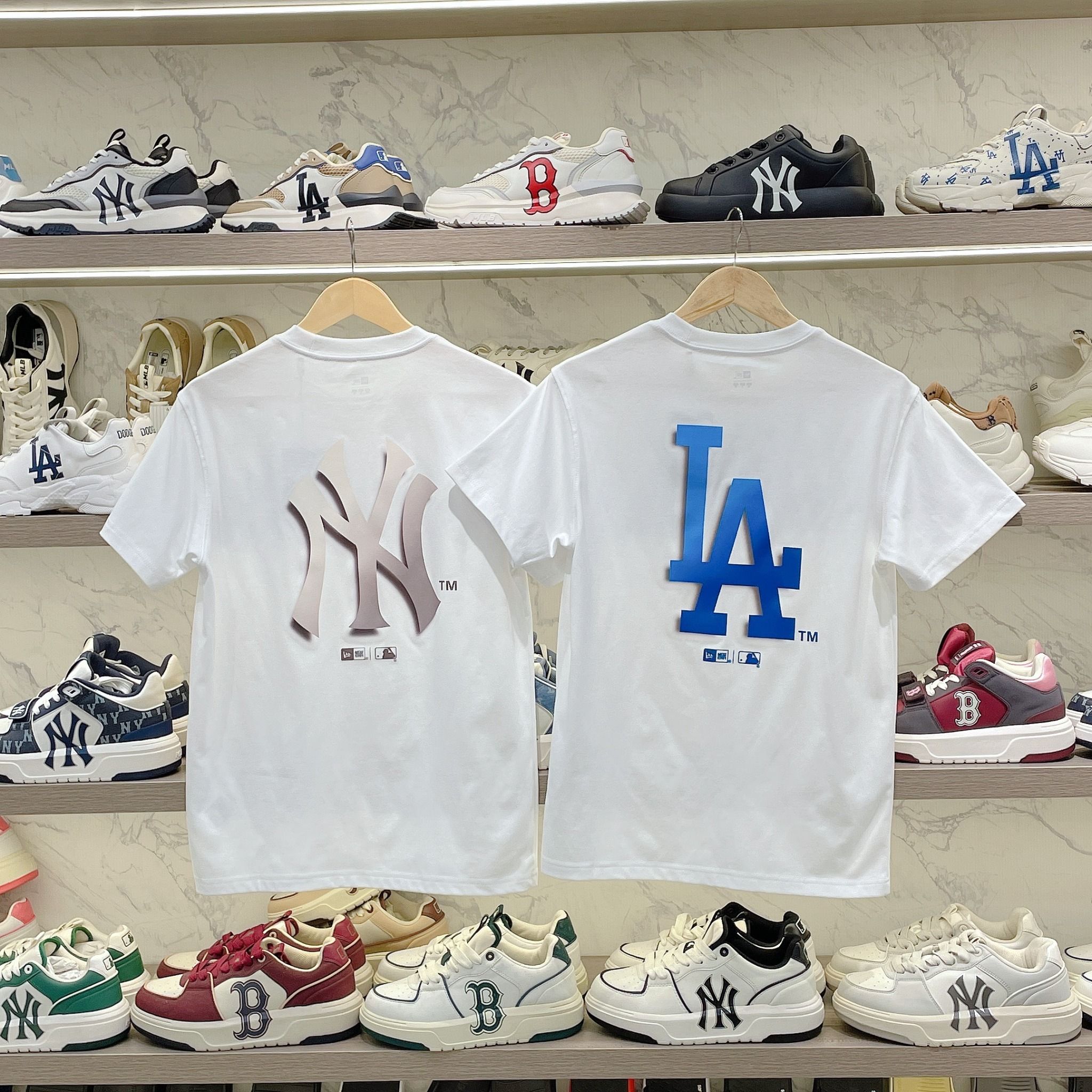 2160 - HÀNG CHÍNH HÃNG - ÁO THUN NEW ERA - LA Shadow - Trắng - CODE: 4KS470