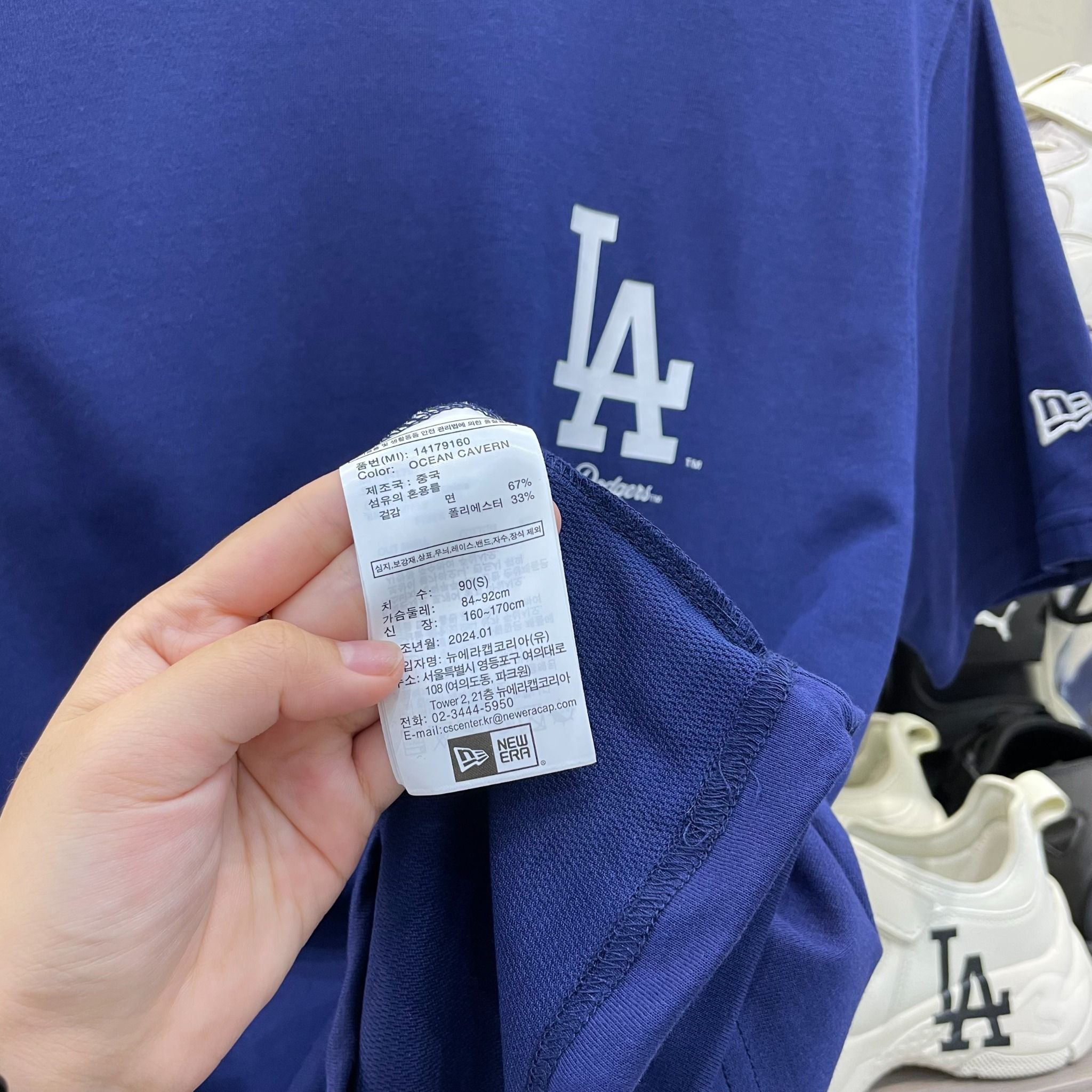 2140 - HÀNG CHÍNH HÃNG - ÁO THUN NEW ERA - LA DODGERS - OCEAN CAVERN - CODE: 14179160