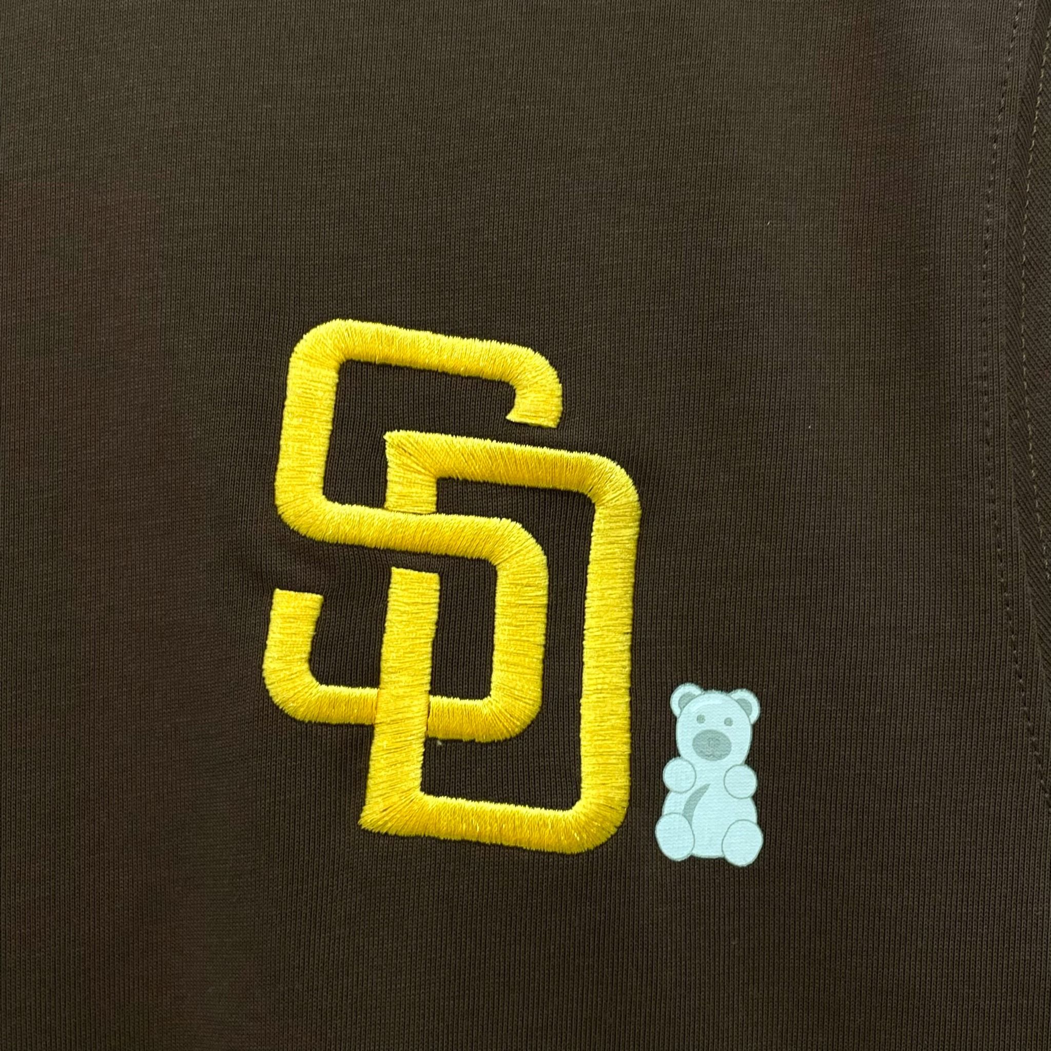 2147 - HÀNG CHÍNH HÃNG - ÁO THUN NEW ERA - SAN DIEGO PADRES BEAR WALNUT REGULAR SHORT SLEEVE - BROWN - CODE: 14148886