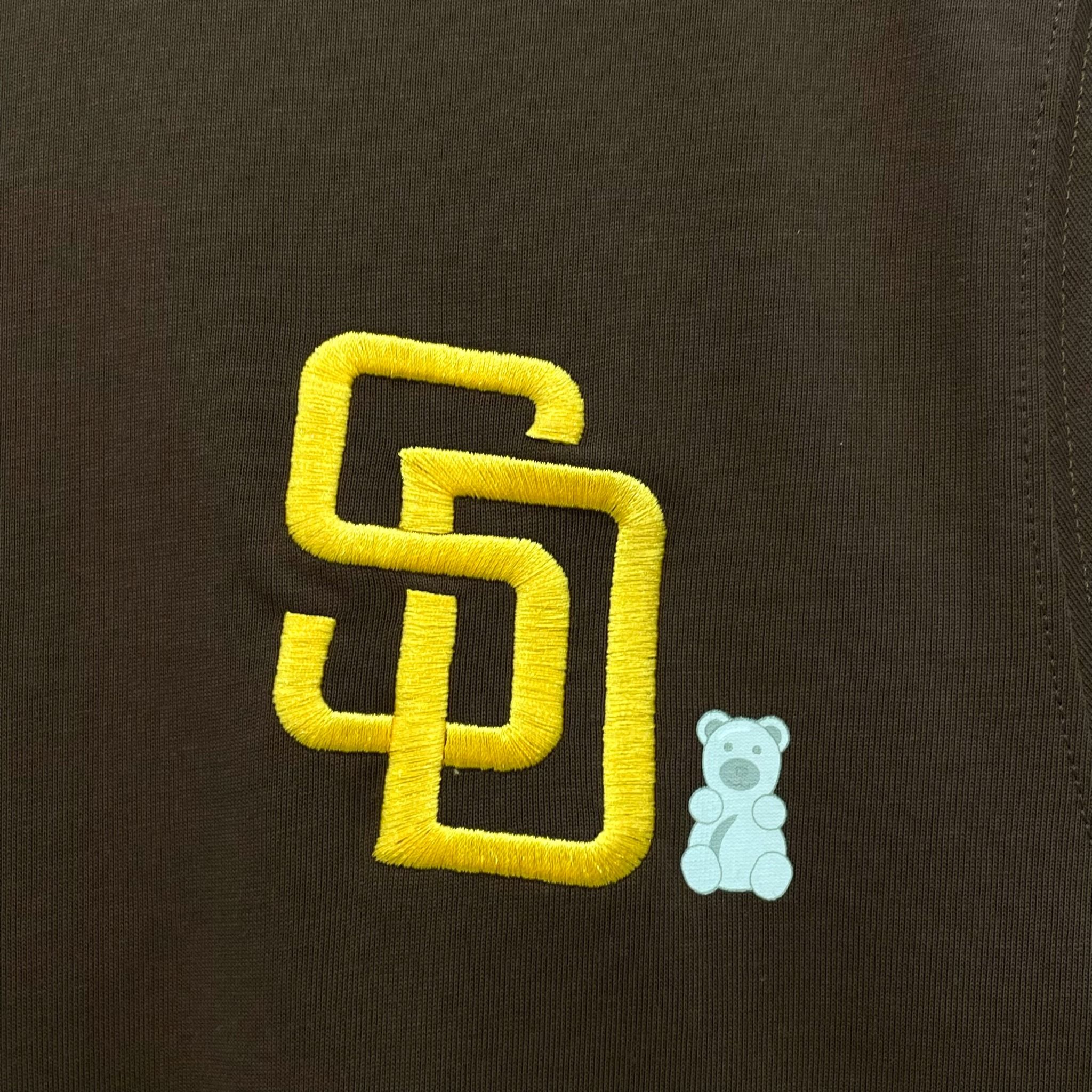  2147 - HÀNG CHÍNH HÃNG - ÁO THUN NEW ERA - SAN DIEGO PADRES BEAR WALNUT REGULAR SHORT SLEEVE - BROWN - CODE: 14148886 