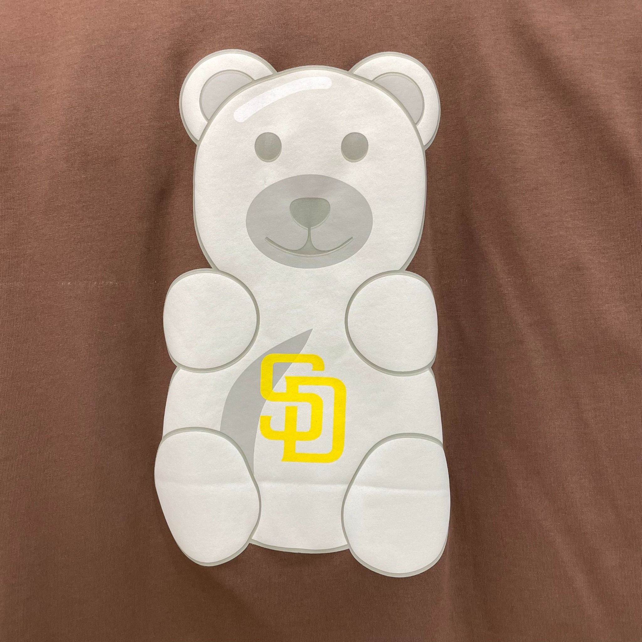 2147 - HÀNG CHÍNH HÃNG - ÁO THUN NEW ERA - SAN DIEGO PADRES BEAR WALNUT REGULAR SHORT SLEEVE - BROWN - CODE: 14148886