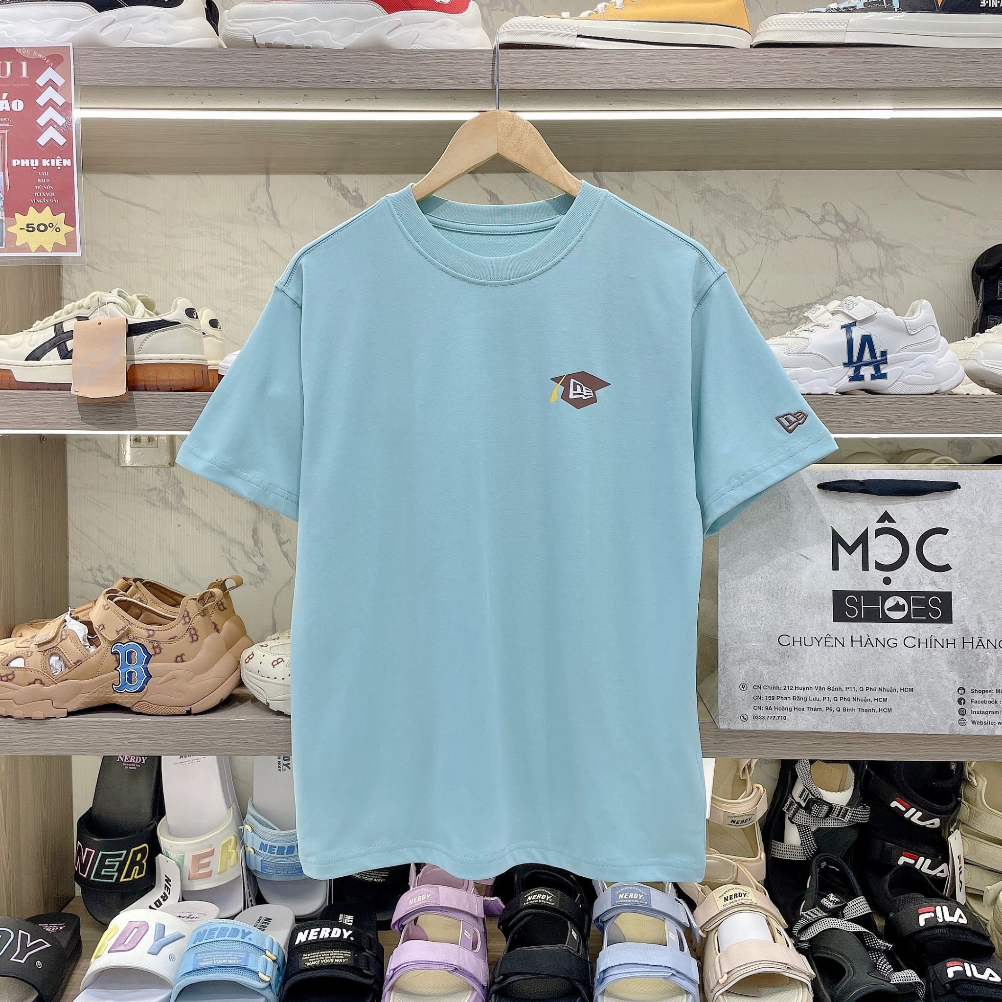 2166 - HÀNG CHÍNH HÃNG - ÁO THUN NEW ERA - NY CAPS OFF - BLUE - CODE: 13718806