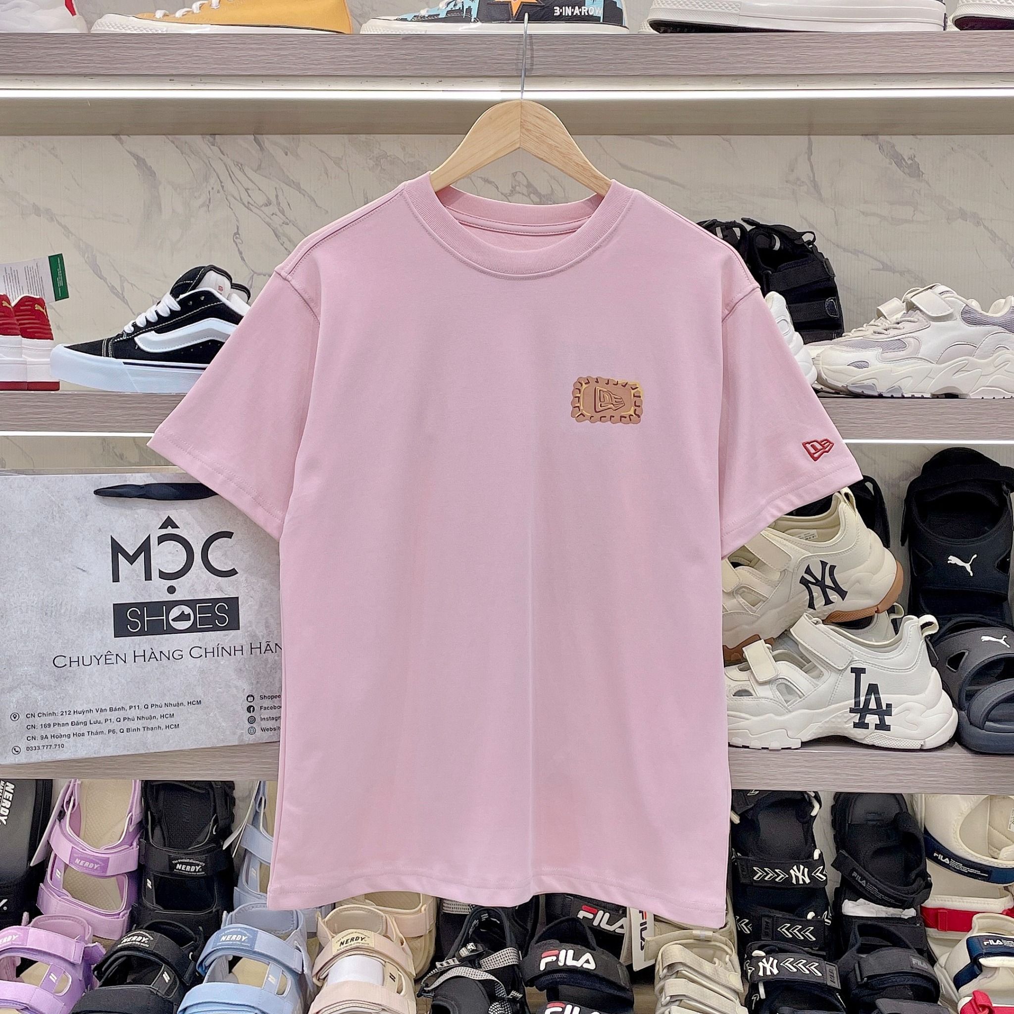 2167 - HÀNG CHÍNH HÃNG - ÁO THUN NEW ERA - SUMMER MULTI - HỒNG - CODE: 13718805