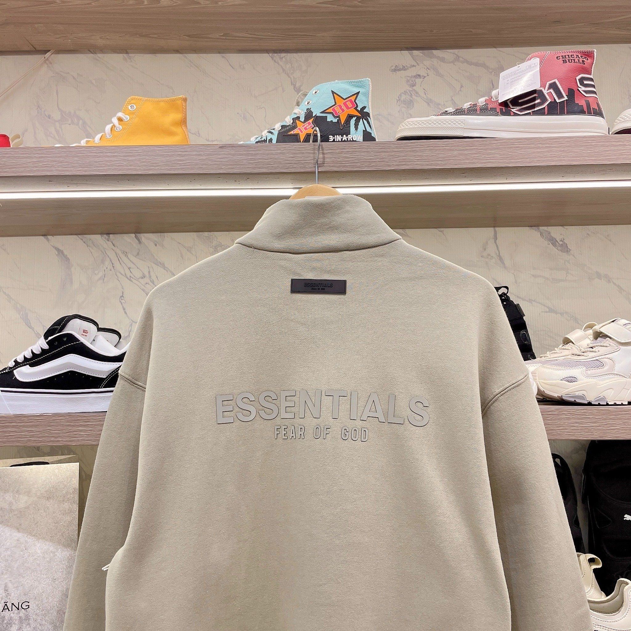 2169 - HÀNG CHÍNH HÃNG - ÁO JACKET ESSENTIALS - ZIP LINE - SEAL SS22