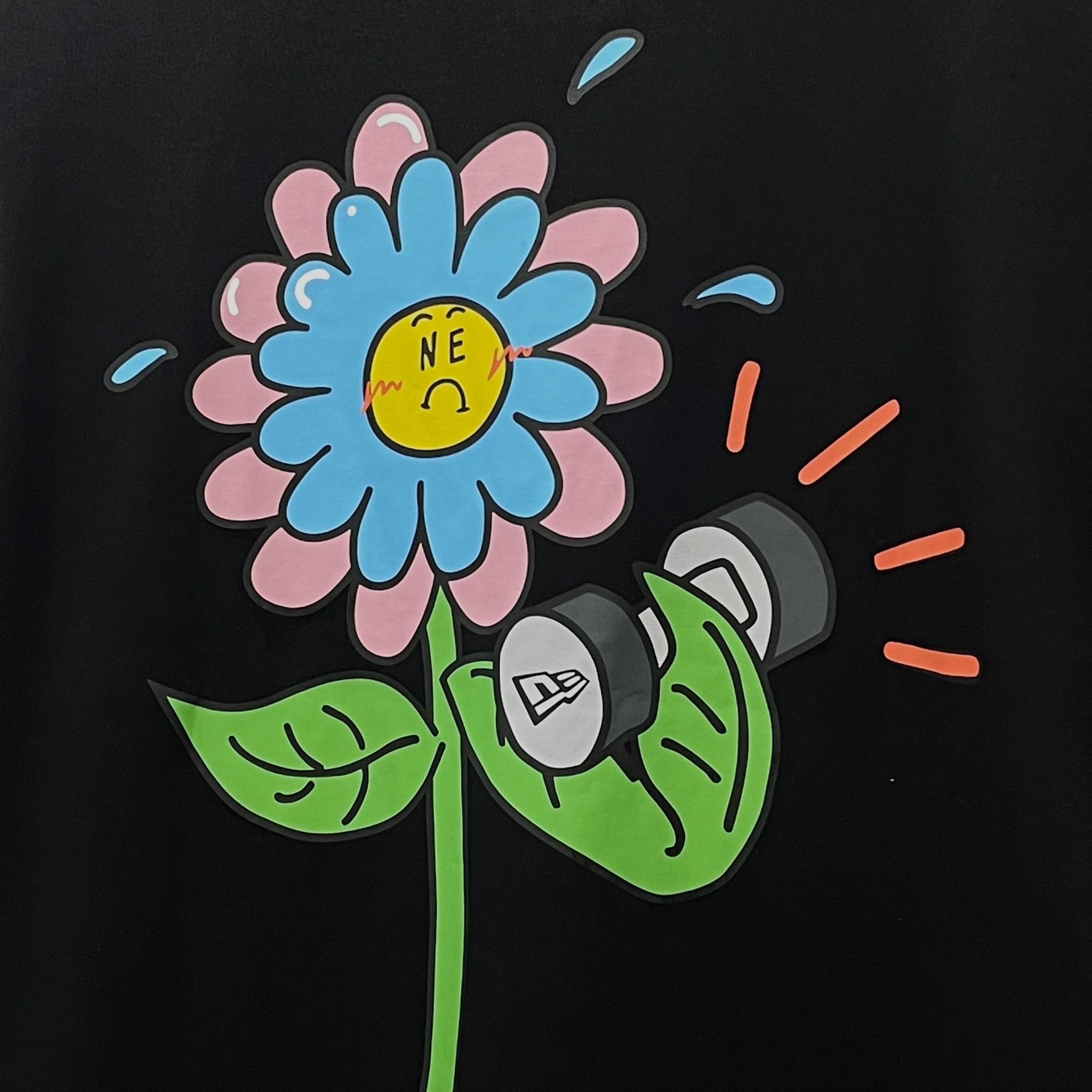 1714 - HÀNG CHÍNH HÃNG - ÁO THUN NEW ERA - SUNFLOWER - ĐEN - CODE : 13559703