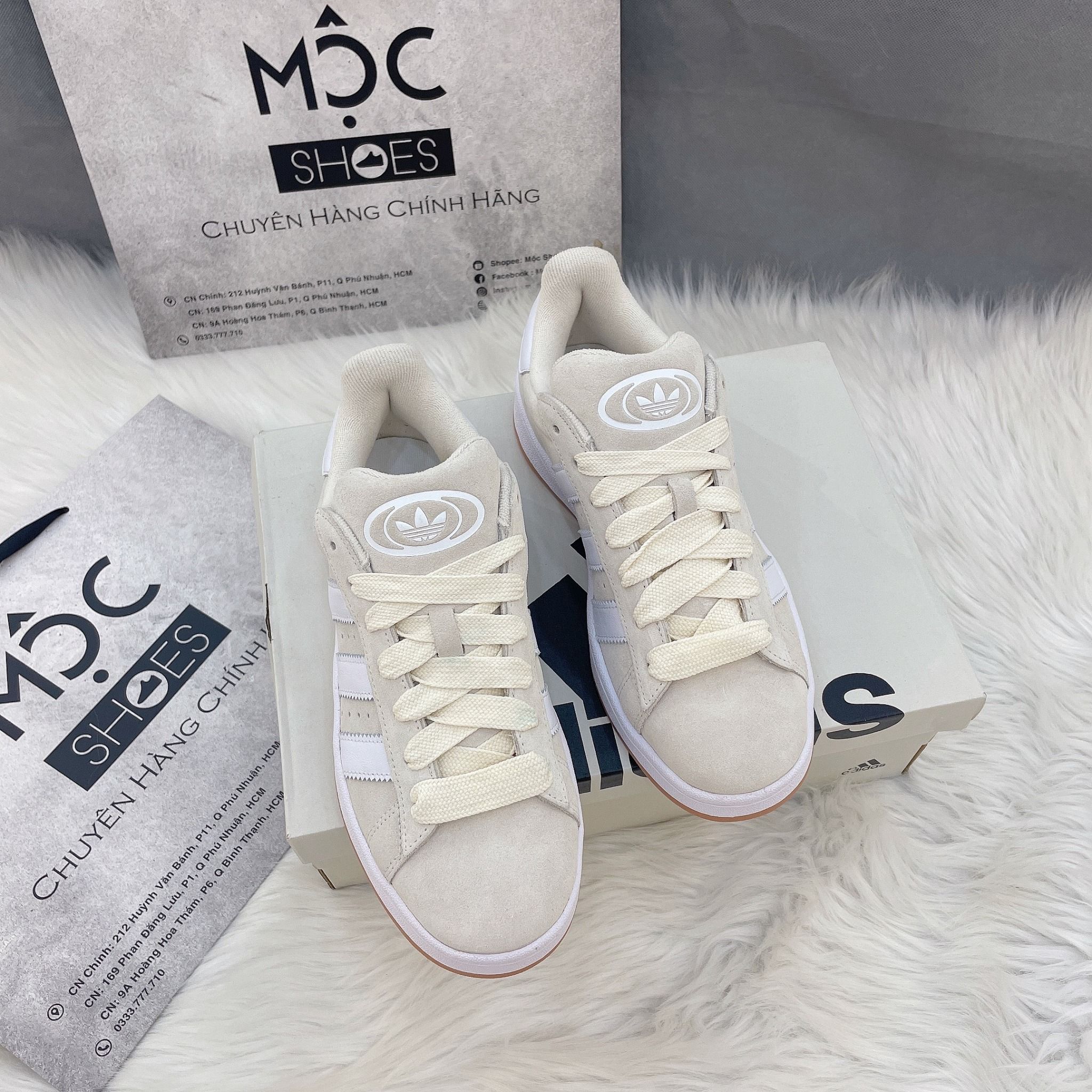 2172 - HÀNG CHÍNH HÃNG - GIÀY ADIDAS CAMPUS 00S - KEM ĐẾ GUM