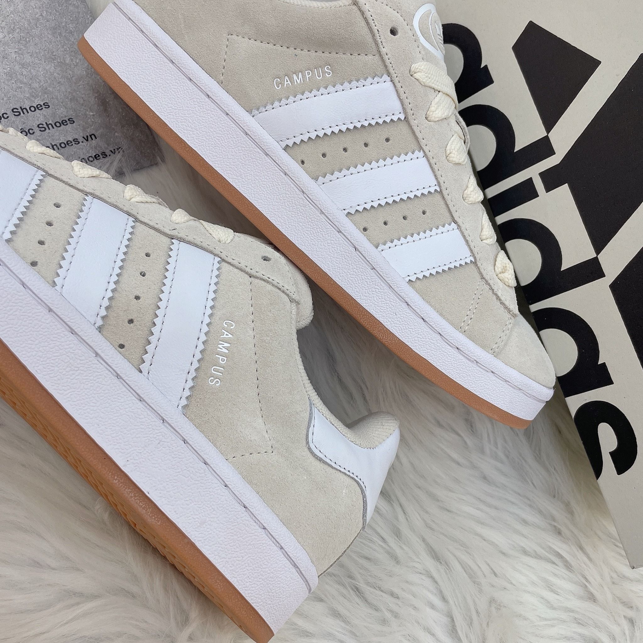2172 - HÀNG CHÍNH HÃNG - GIÀY ADIDAS CAMPUS 00S - KEM ĐẾ GUM