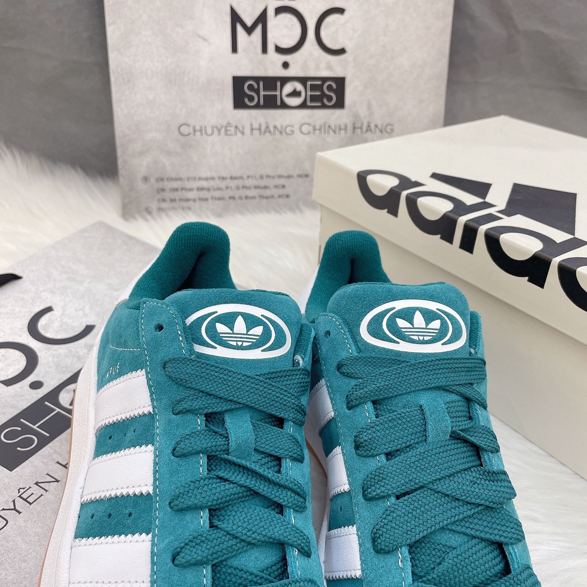 2173 - HÀNG CHÍNH HÃNG - GIÀY ADIDAS CAMPUS 00S - DARK GREEN - ĐẾ GUM