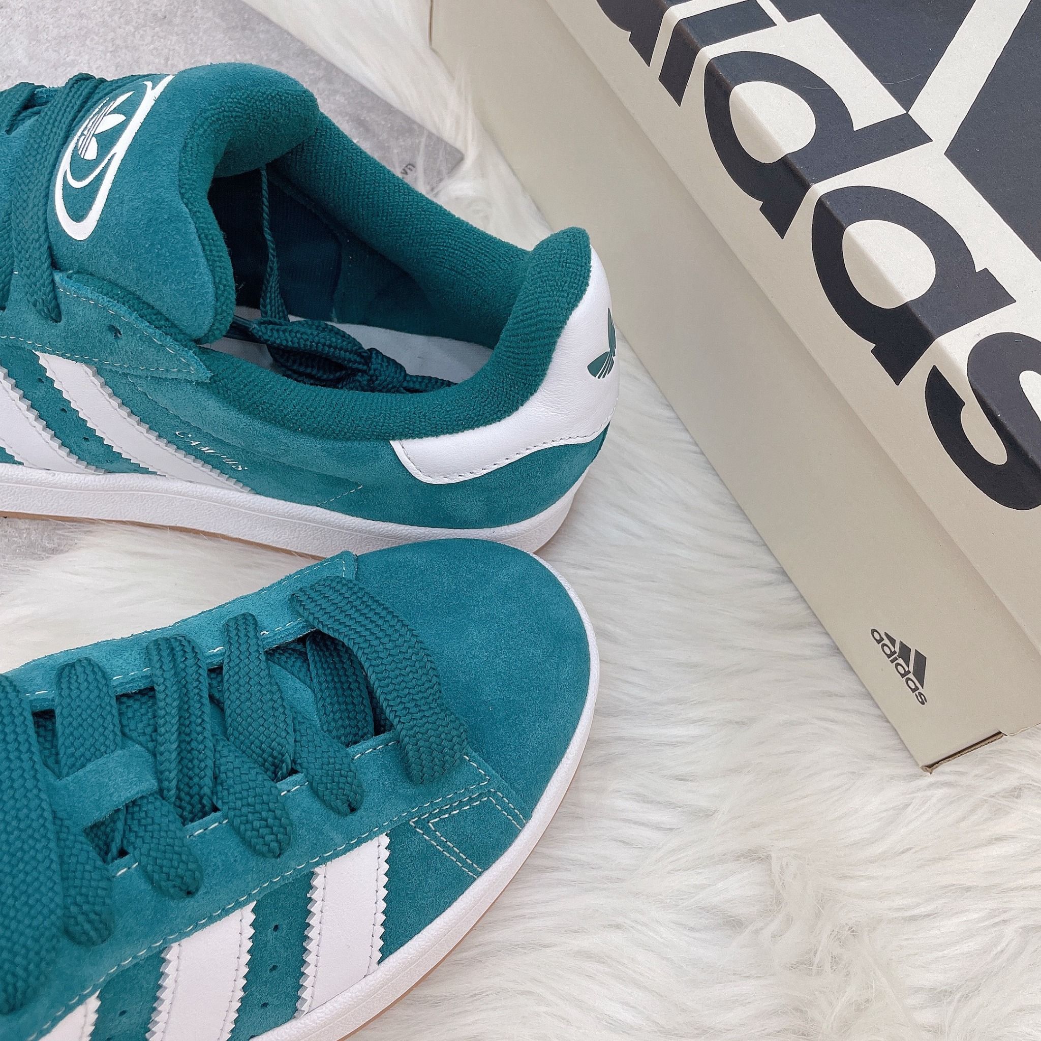 2173 - HÀNG CHÍNH HÃNG - GIÀY ADIDAS CAMPUS 00S - DARK GREEN - ĐẾ GUM
