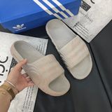  [SALE 750K] 2176 - HÀNG CHÍNH HÃNG - DÉP ADIDAS 22 - TAN NHẠT VẨY CAM 