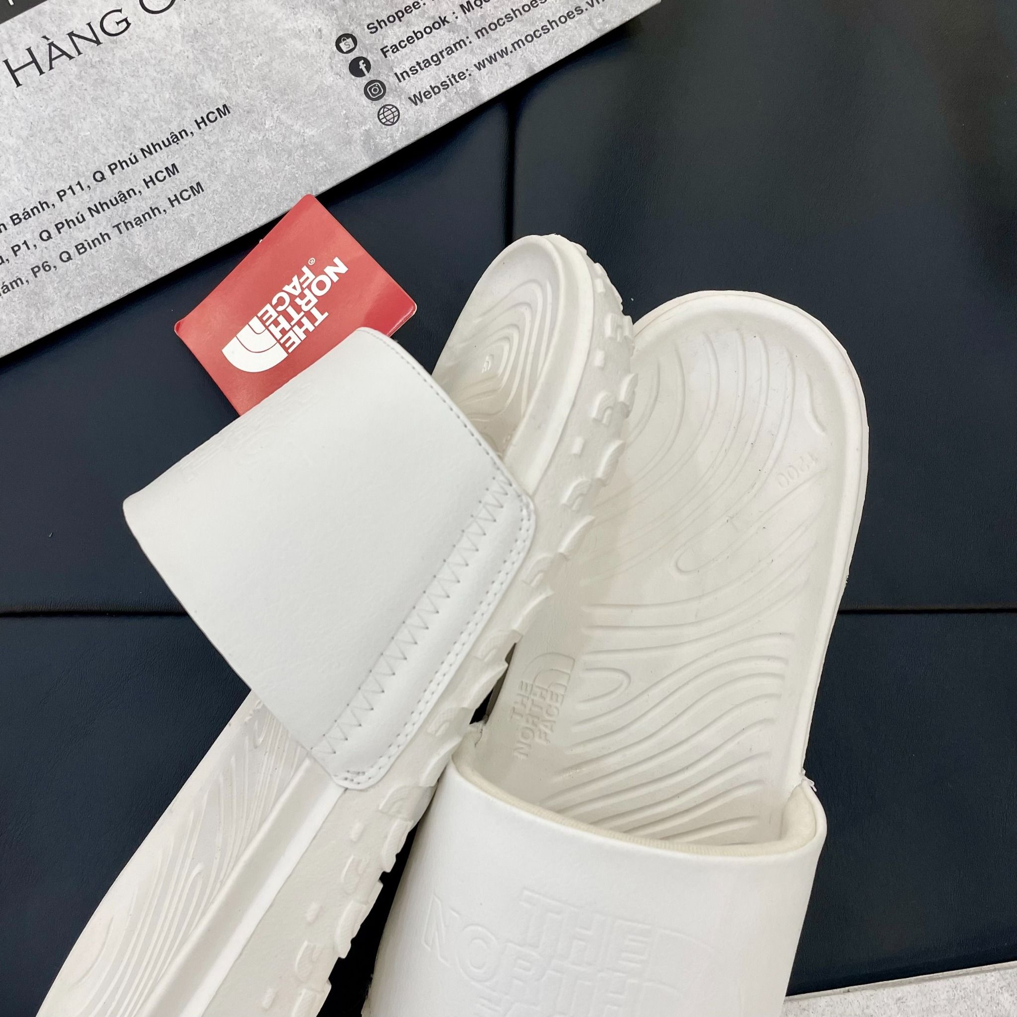 2181 - HÀNG CHÍNH HÃNG - DÉP THE NORTH FACE NEVER STOP CUSH - WHITE - CODE: NF0A8A99WID1