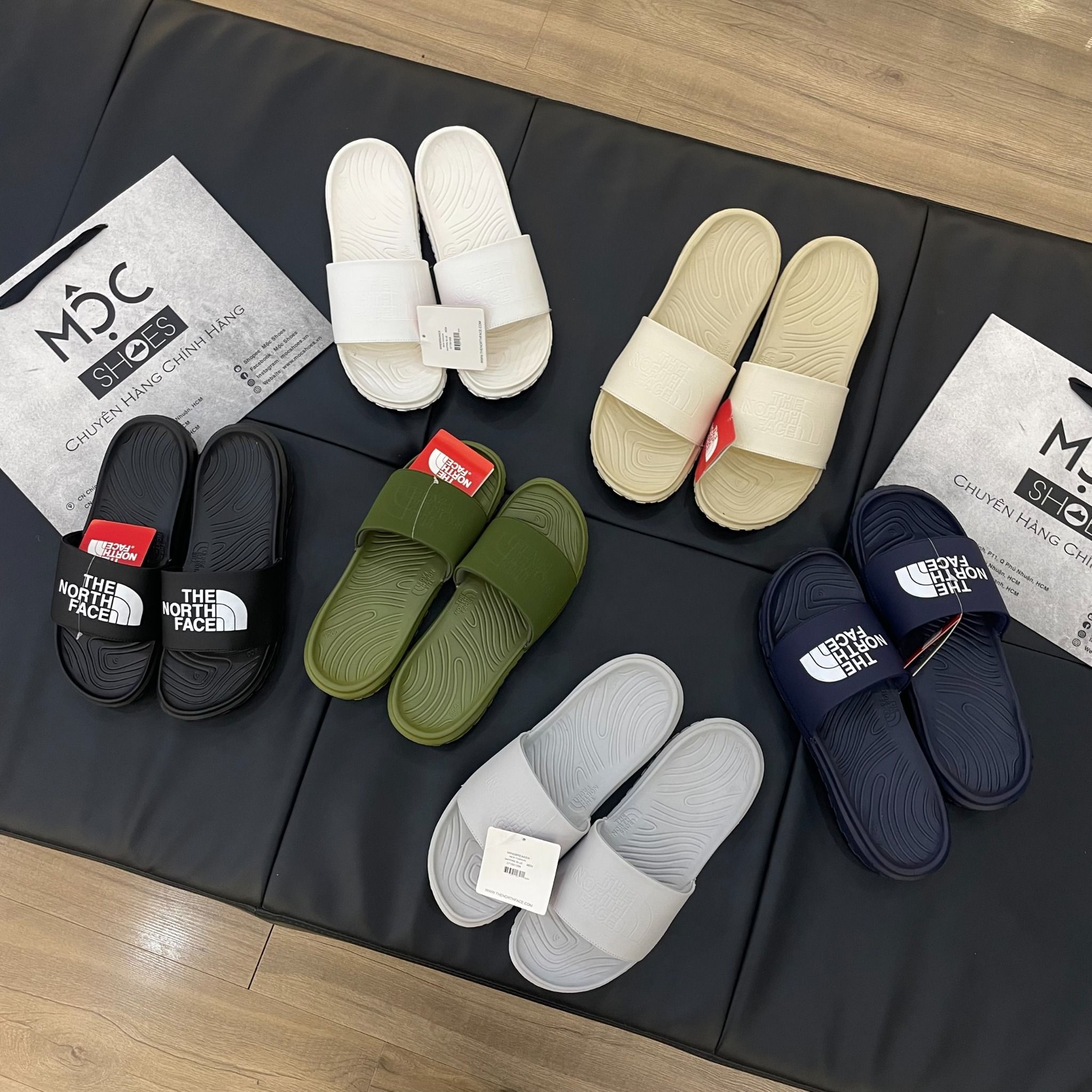 2181 - HÀNG CHÍNH HÃNG - DÉP THE NORTH FACE NEVER STOP CUSH - WHITE - CODE: NF0A8A99WID1
