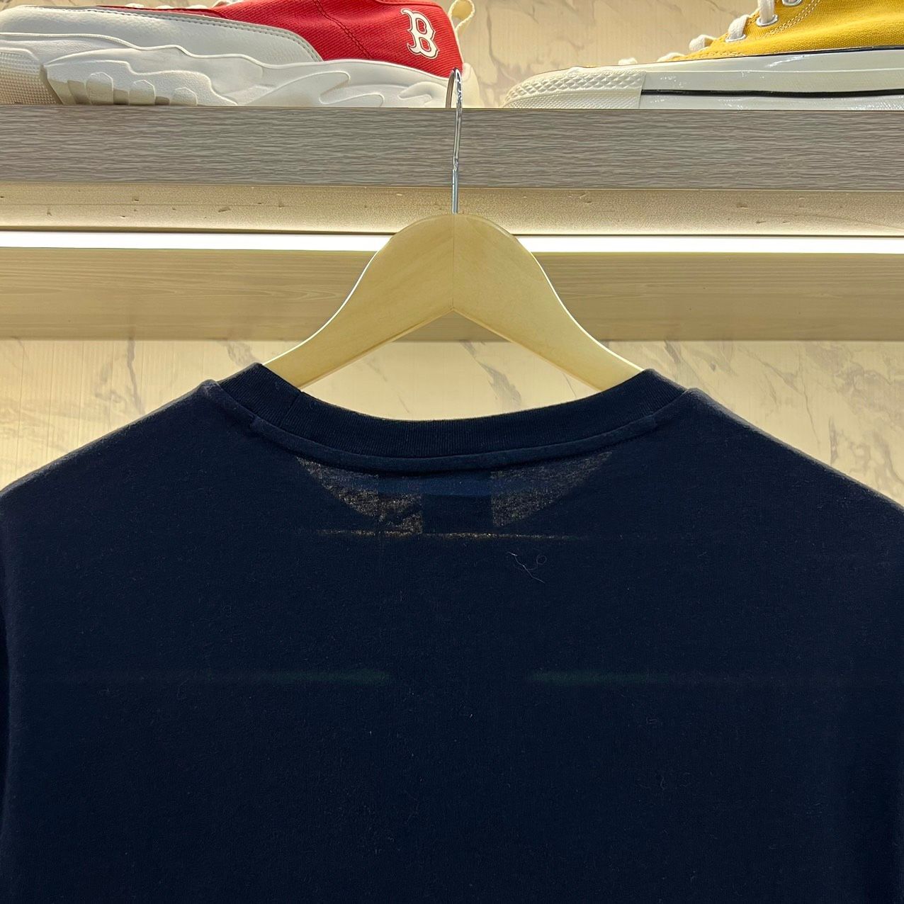 2072- HÀNG CHÍNH HÃNG - ÁO THUN FILA - LOGO BASIC *NAVY - CODE: FS2RSC2001X-INA