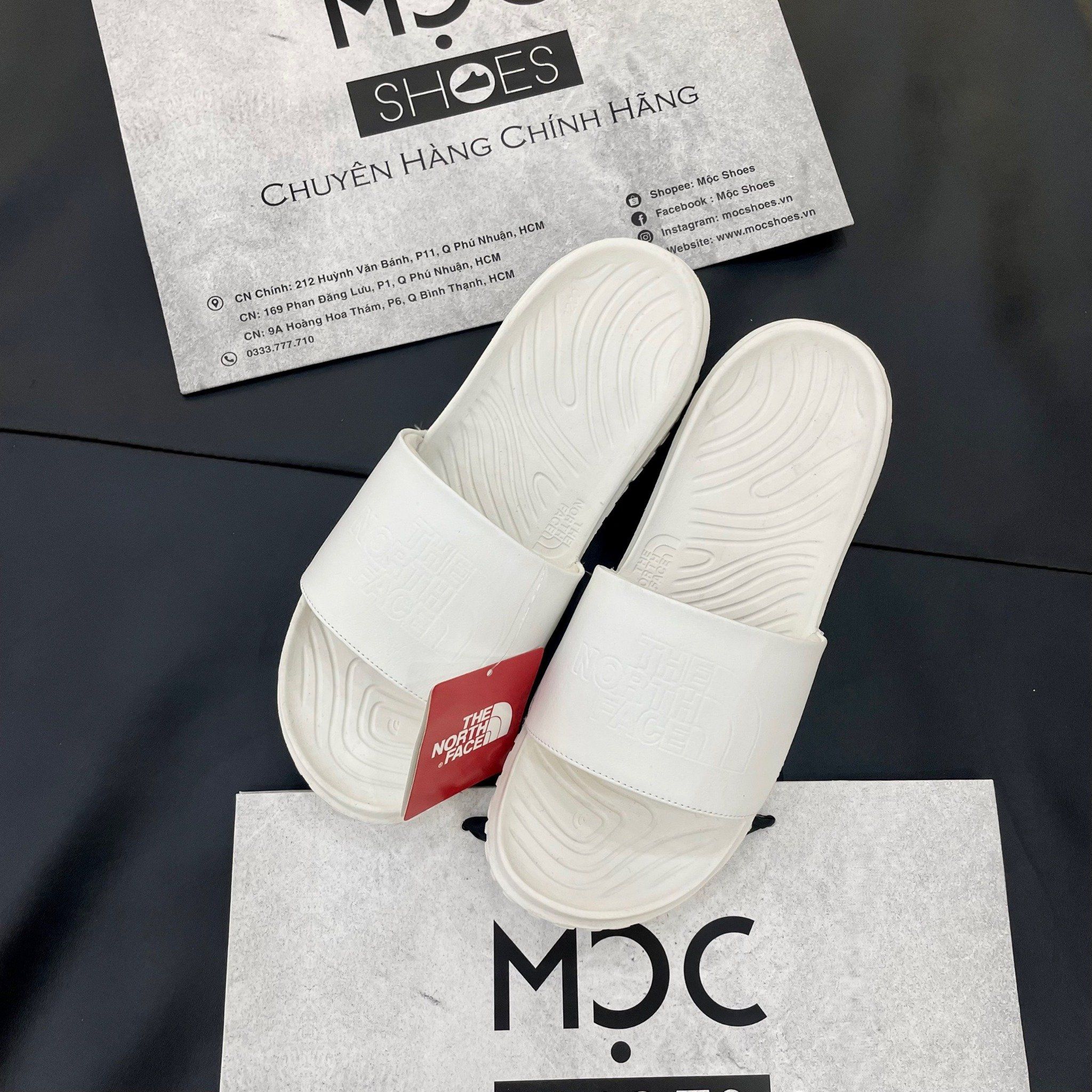 2181 - HÀNG CHÍNH HÃNG - DÉP THE NORTH FACE NEVER STOP CUSH - WHITE - CODE: NF0A8A99WID1