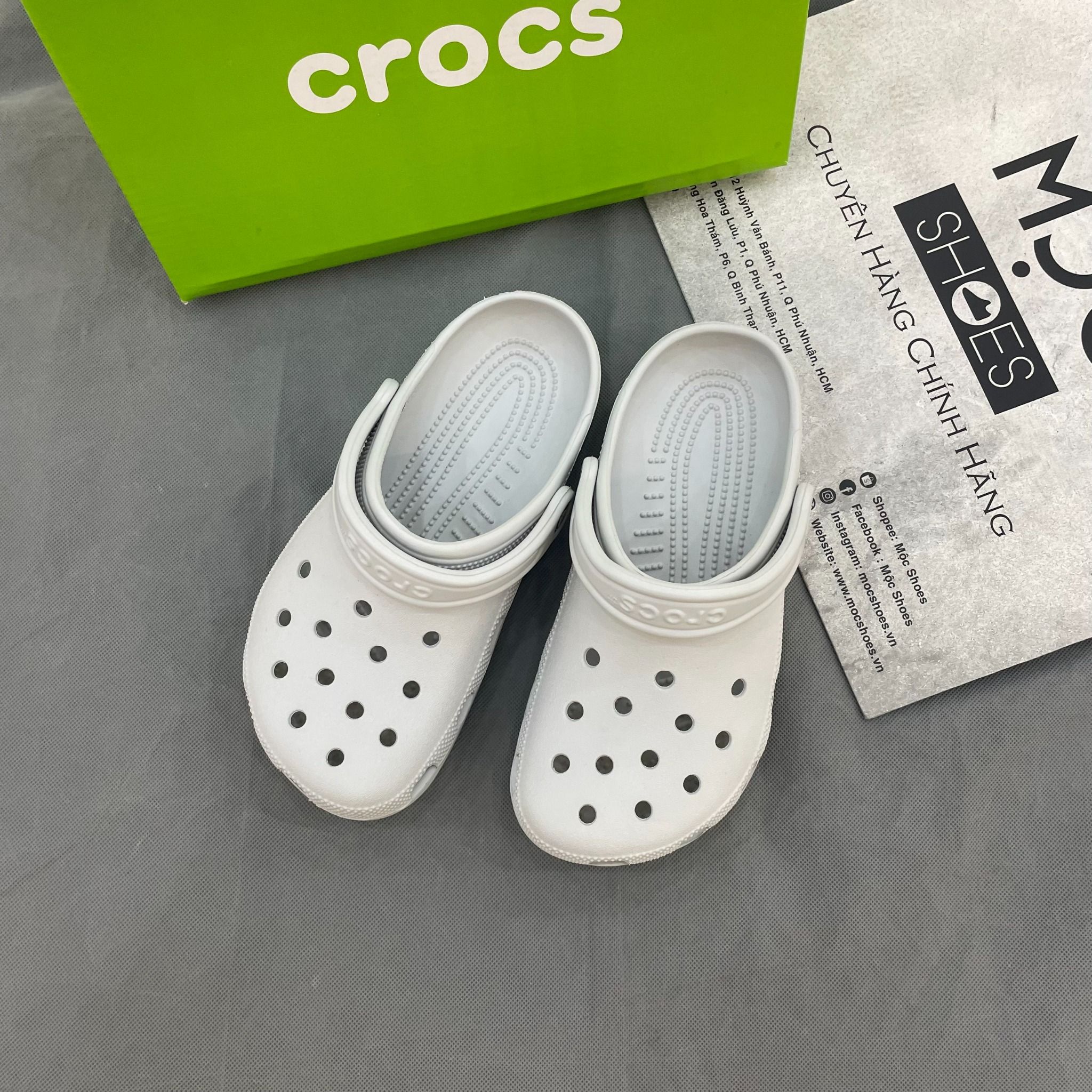 2193 - HÀNG CHÍNH HÃNG - CLOG UNISEX CROCS BAYA - ATMOSPHERE - CODE: 10001-1FT