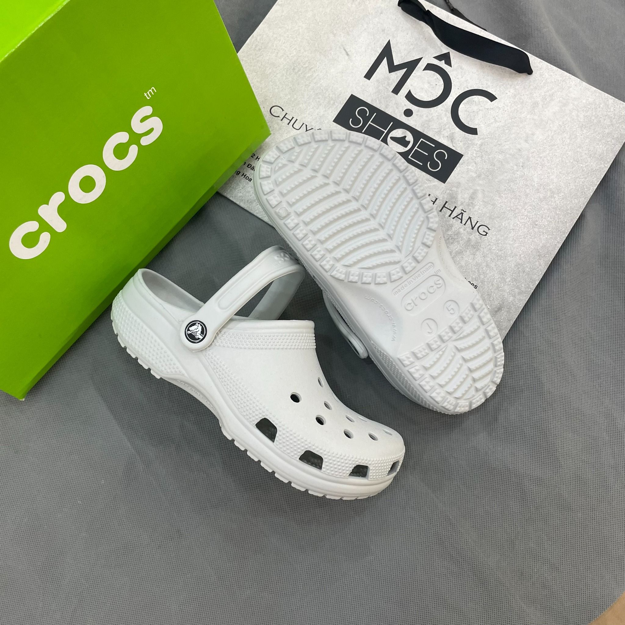  2193 - HÀNG CHÍNH HÃNG - CLOG UNISEX CROCS BAYA - ATMOSPHERE - CODE: 10001-1FT 