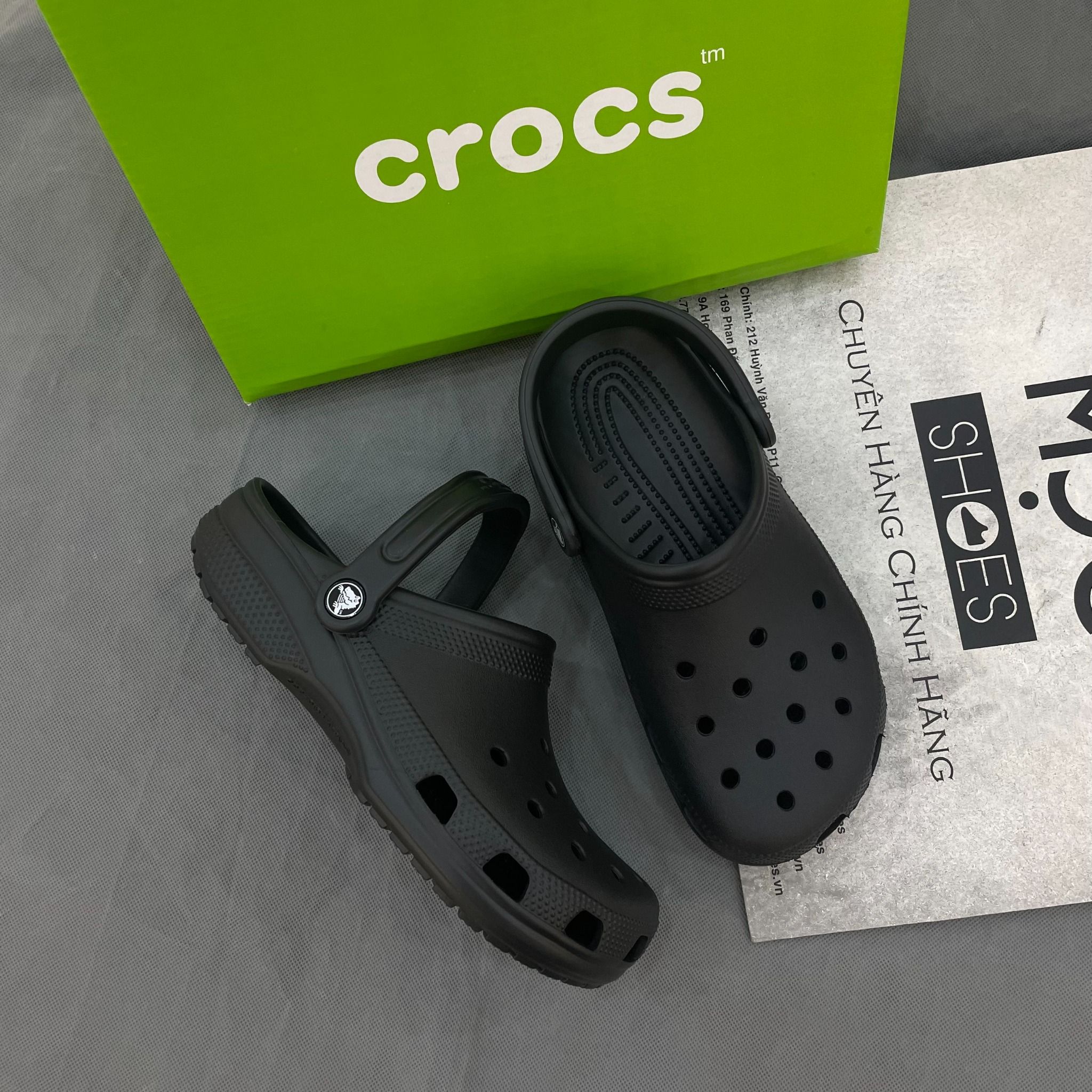  2190 - HÀNG CHÍNH HÃNG - CLOG UNISEX CROCS BAYA - BLACK - CODE: 10126-001 