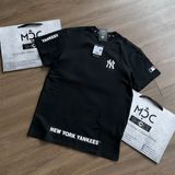  2222 - HÀNG CHÍNH HÃNG - ÁO NEW ERA - (689) + (764)  NY Yankees *Chạy Ngang* - Đen 