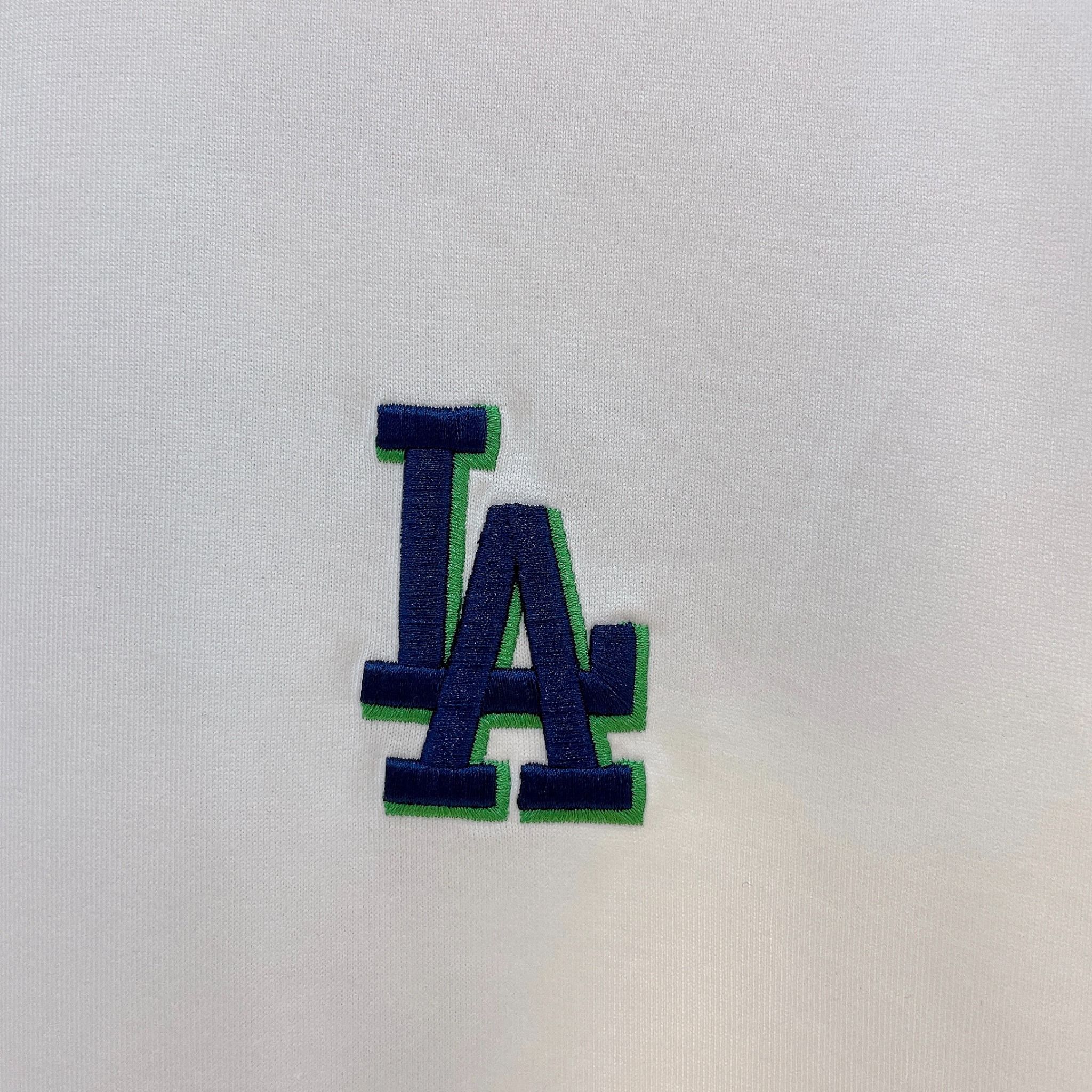  2203 - HÀNG CHÍNH HÃNG - ÁO THUN MLB - LA DODGERS IVORY - WHITE - CODE: 3ATSM0443-07IVS 