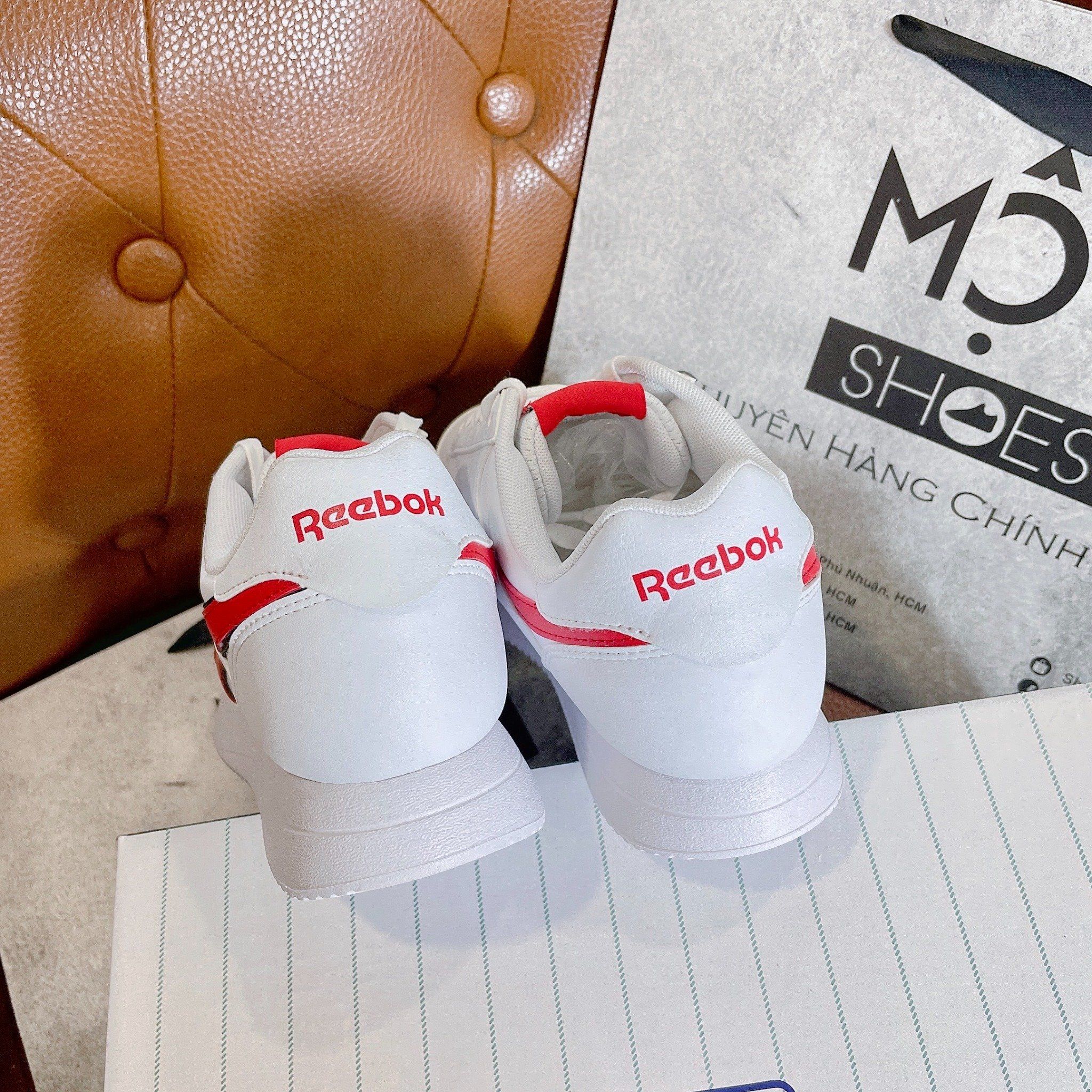 2226 - HÀNG CHÍNH HÃNG - GIÀY REEBOK V2 - TRẮNG *LOGO ĐỎ*