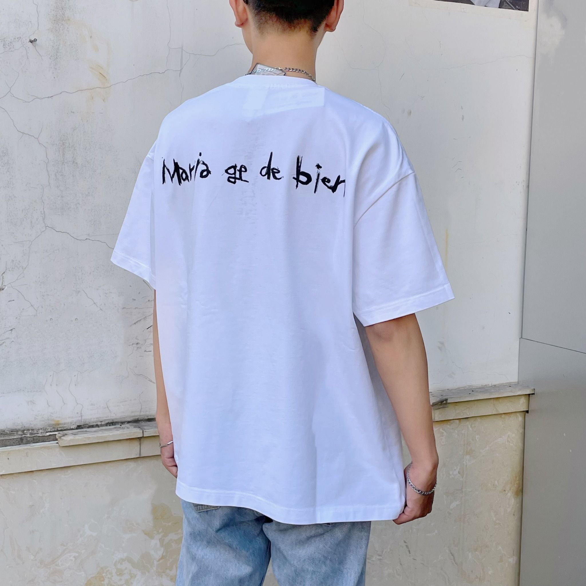 2240 - HÀNG CHÍNH HÃNG - ÁO THUN FIER DE MOI FLOWER 24SS - BỨC TRANG - TRẮNG