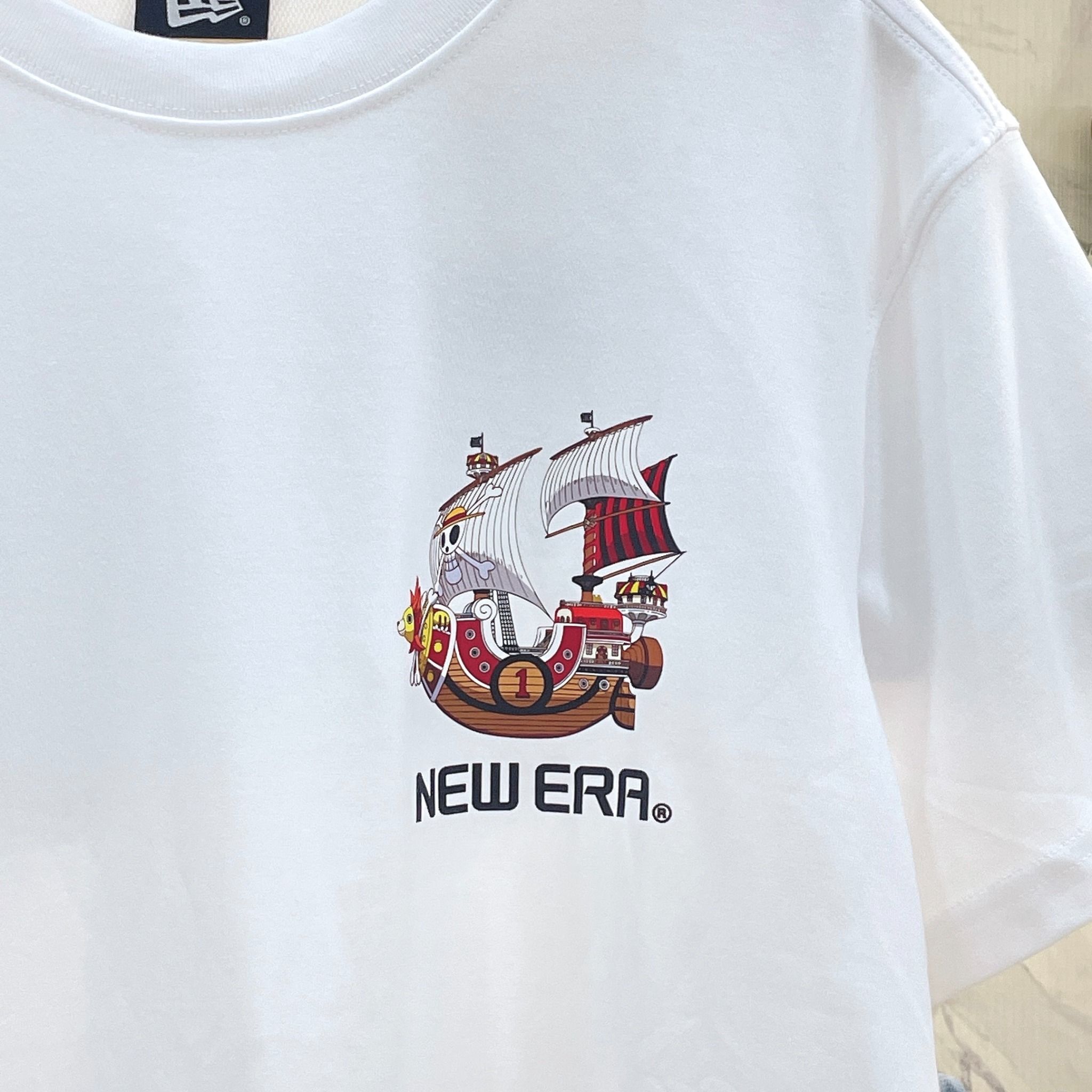 2250 - HÀNG CHÍNH HÃNG - ÁO THUN NEW ERA - ONE PIECE - TRẮNG - CODE: